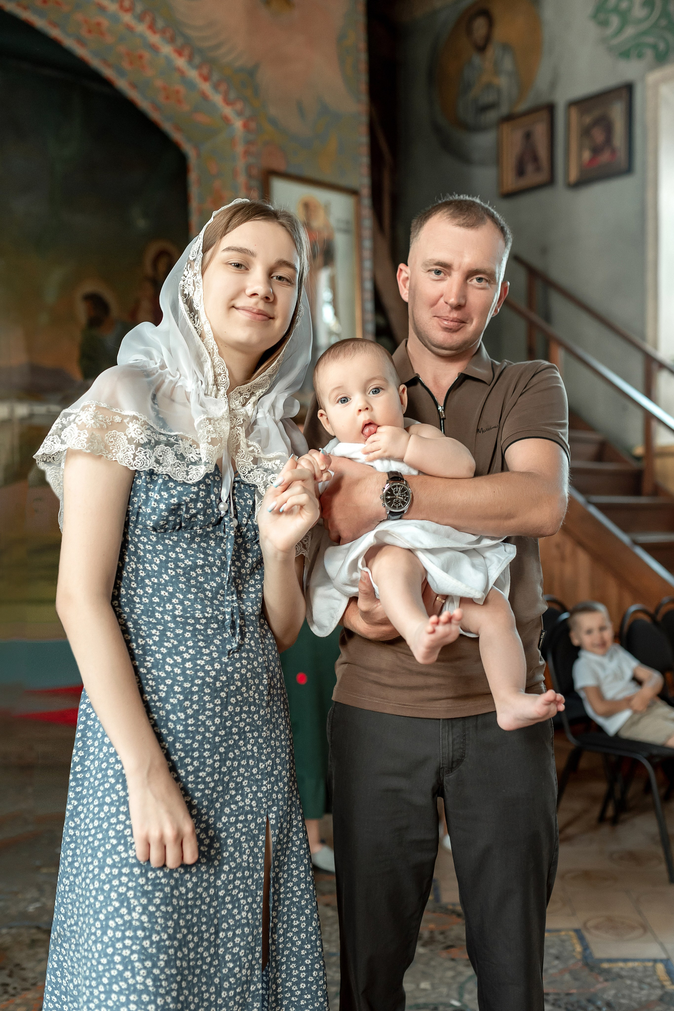 Крещение Захара. Семейный и детский фотограф Наталья Горда