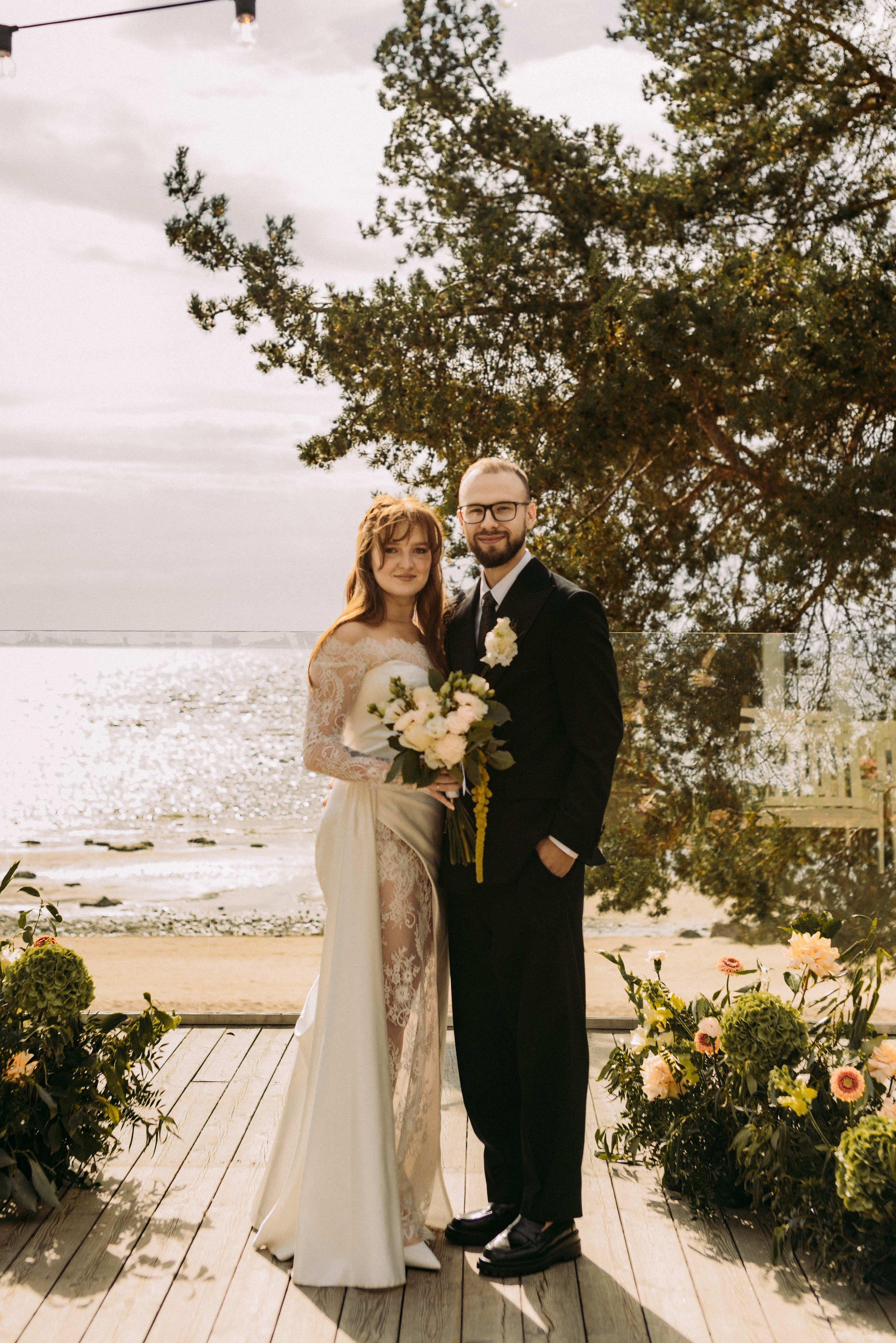 Выездная церемония у залива. Семейный, Свадебный фотограф СПБ Питер— Романова Екатерина