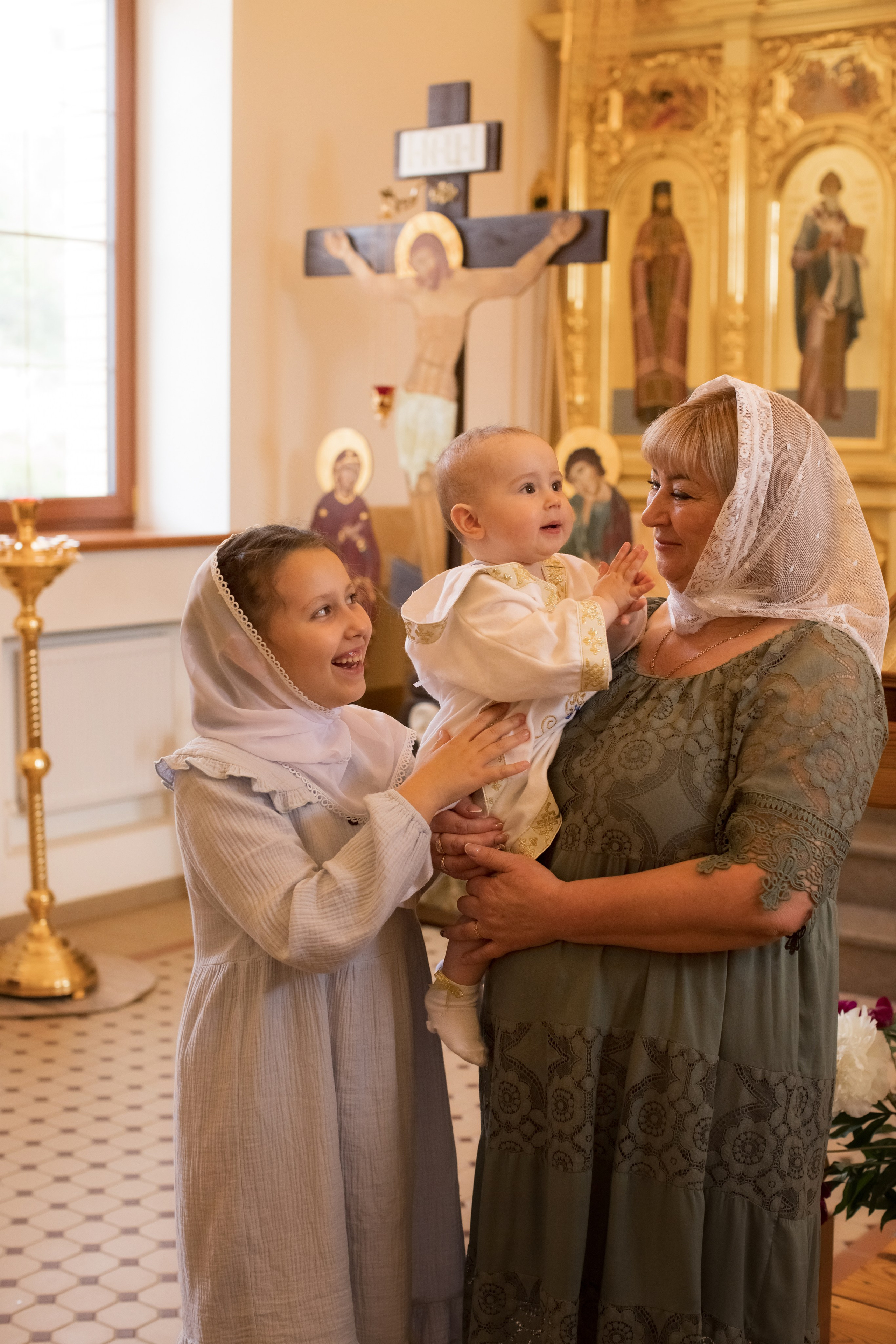 Таинство Крещения Мирона. Семейный и детский фотограф в Саратове Полина Коткина