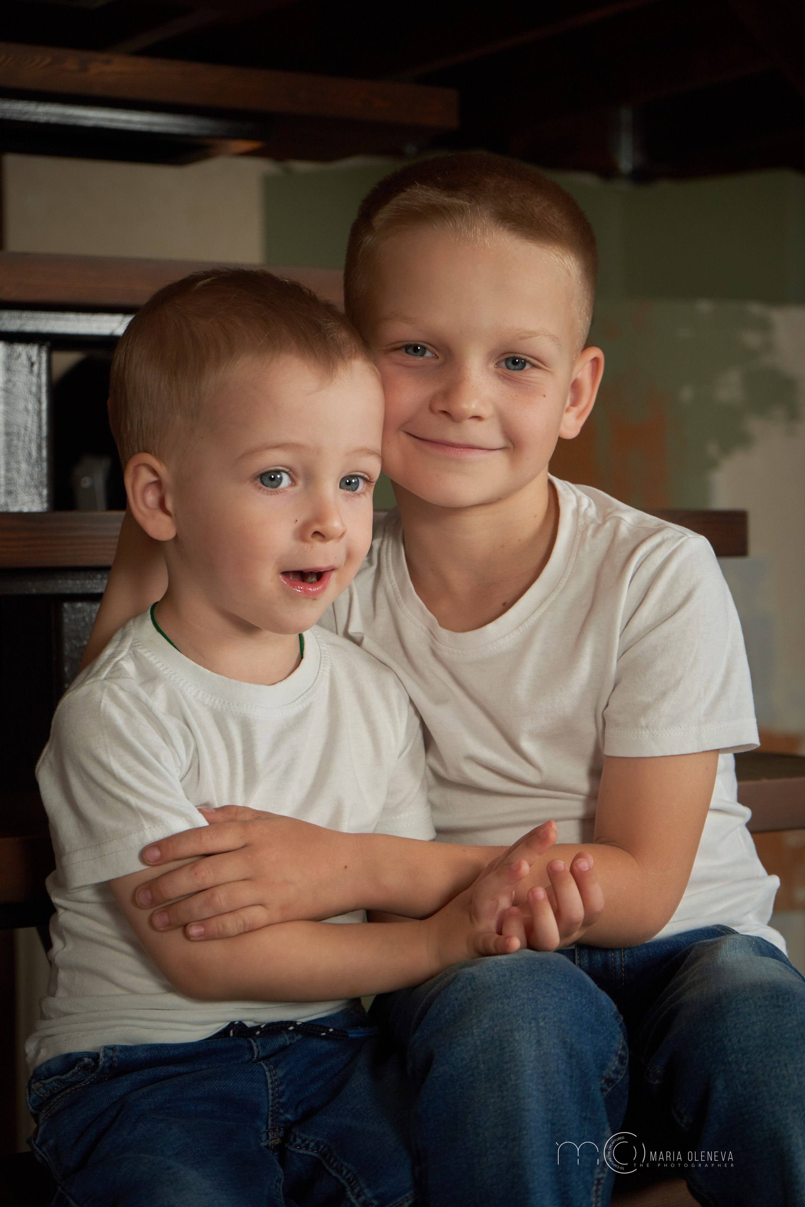 Снежно семейное. Фотограф Мария Оленева