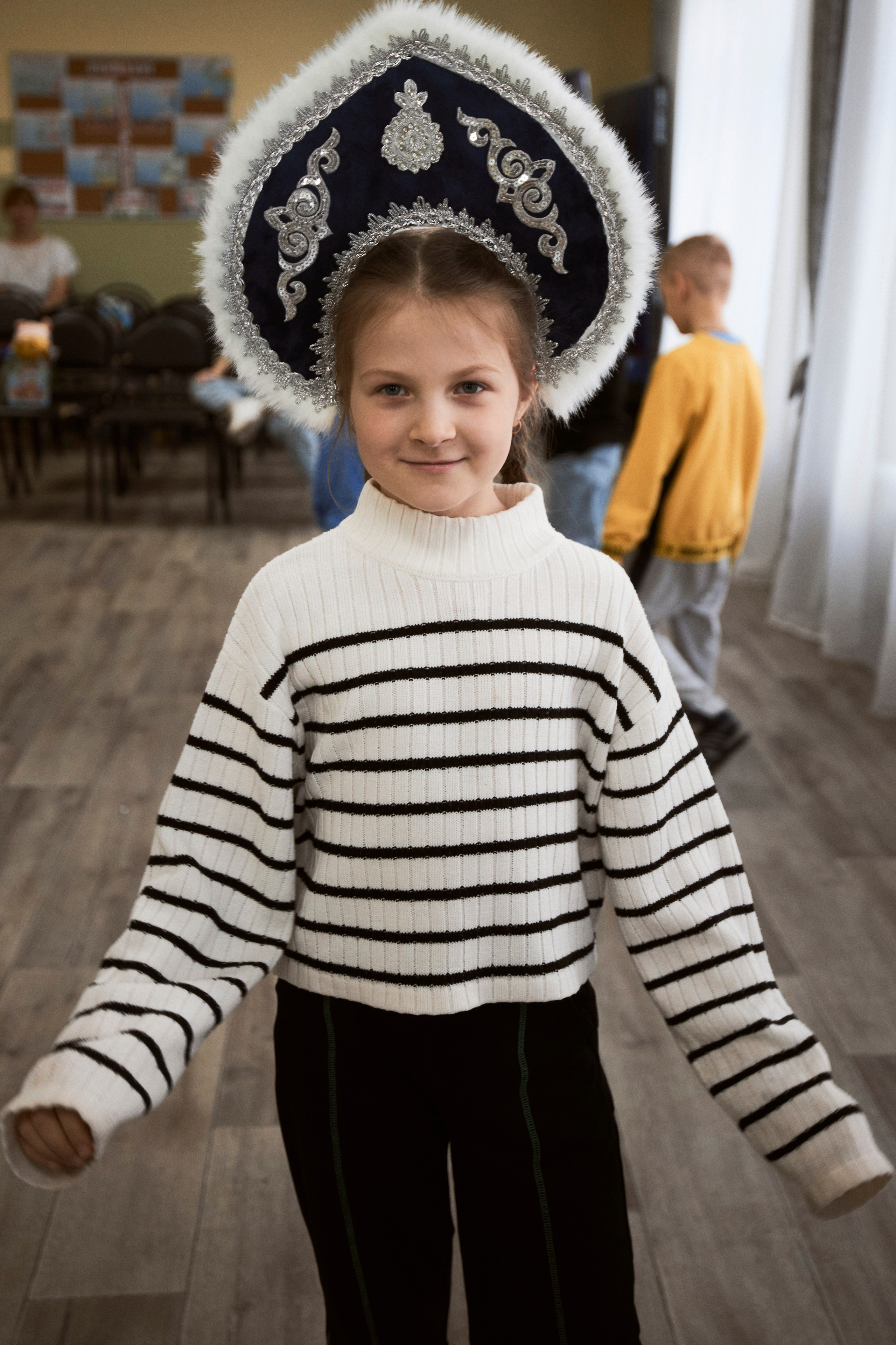 Новогоднее поздравление детей в детском центре Бологое. Анна Потявина. Фотограф Москва