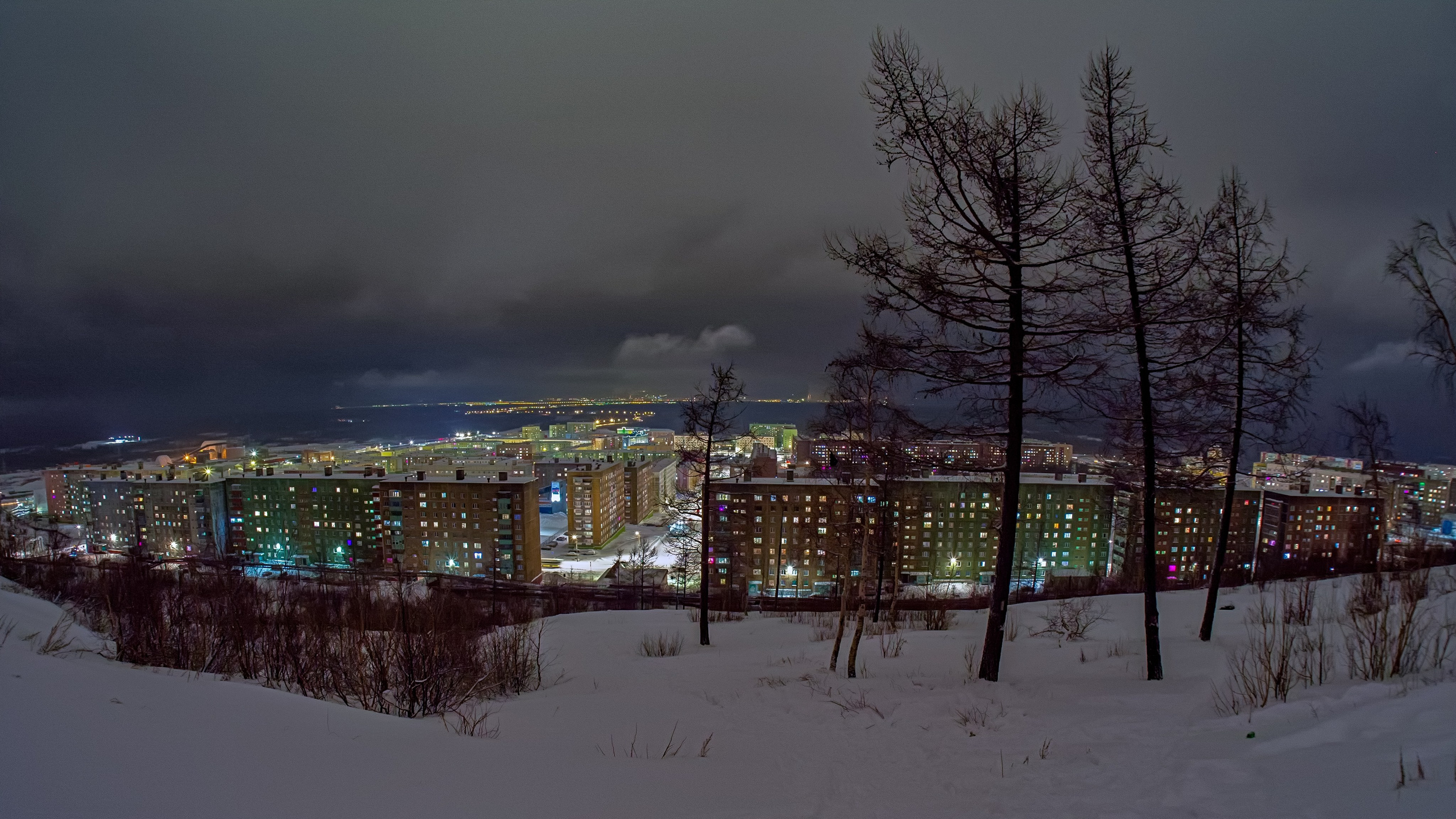 Смотровая площадка на пятом микрорайоне Талнаха. Талнах.рф