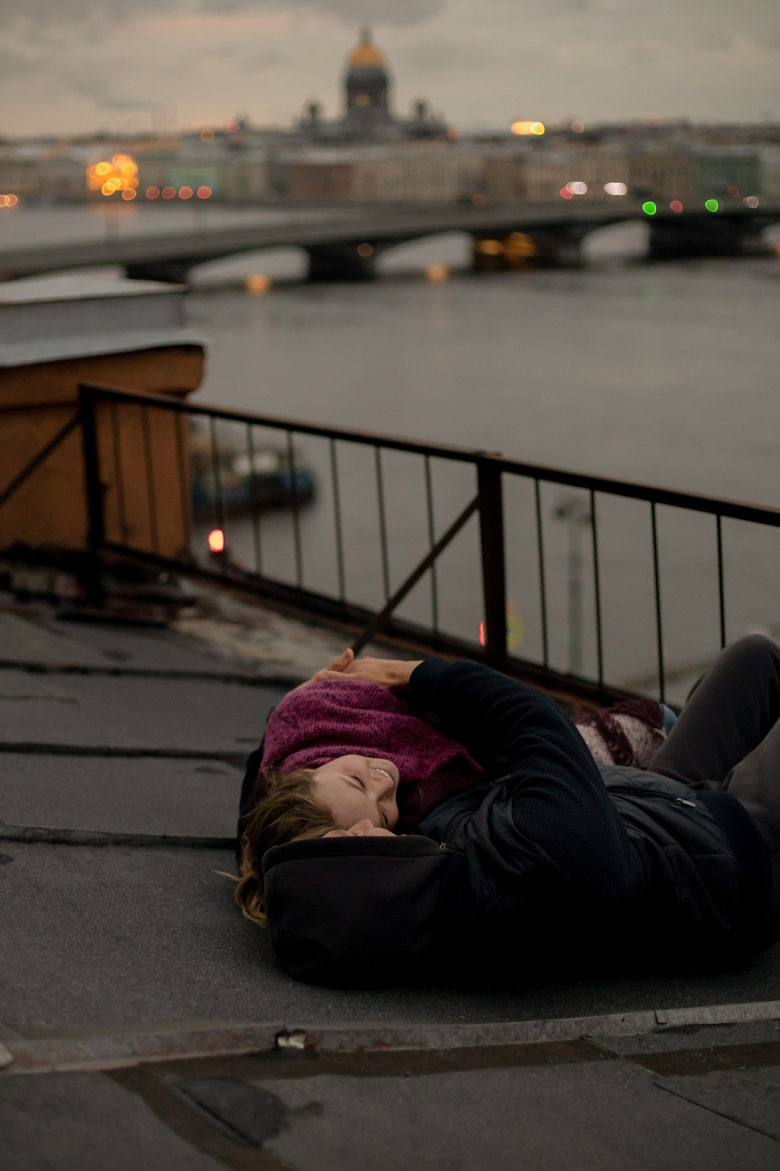 Лав стори на крыше. Свадебный и семейный фотограф в Москве Диана Левченко