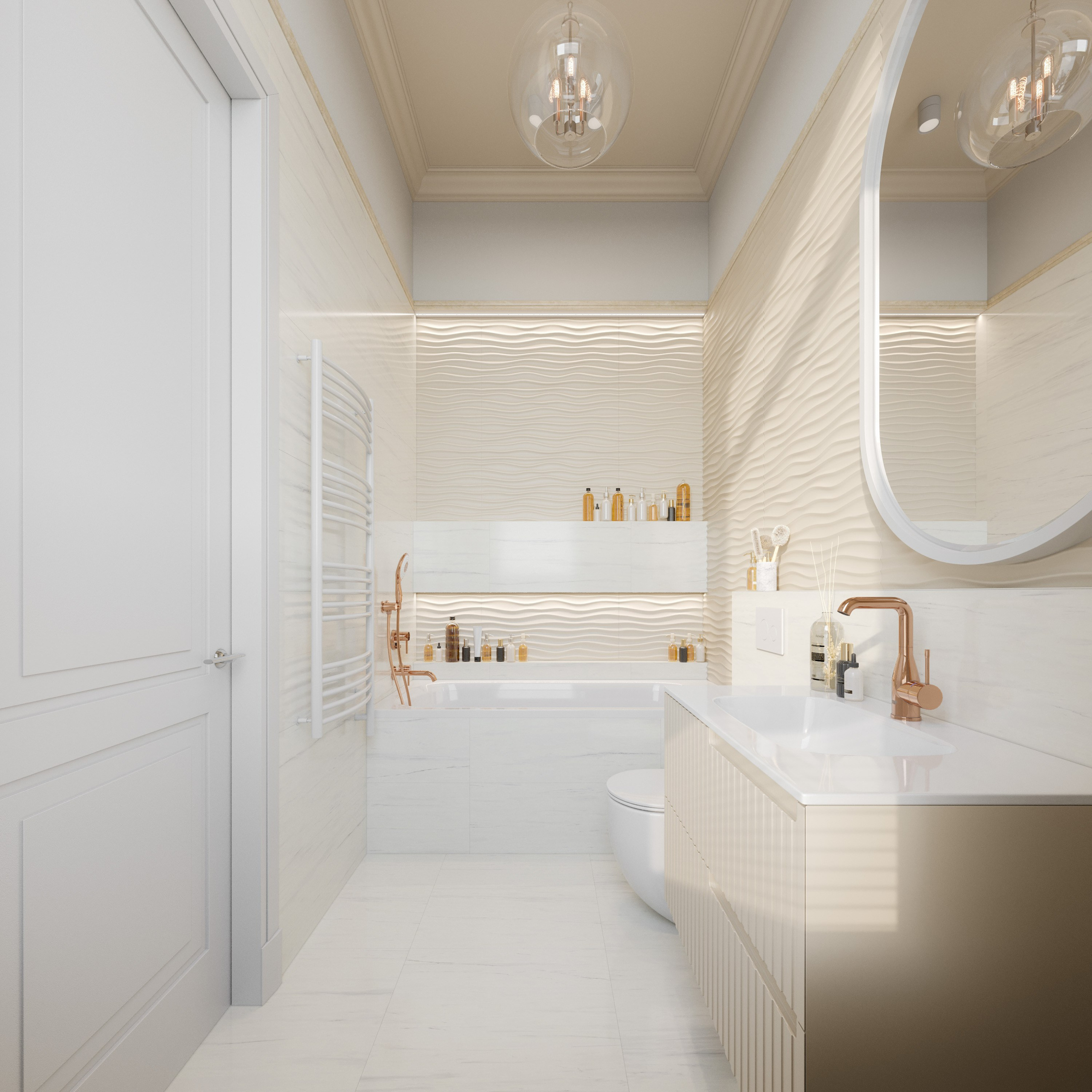 Дизайн-проект Квартиры в Стиле Неоклассика | 3D Визуализация Пространства и Света. Визуализатор интерьера в Москве | Брагин Кирилл