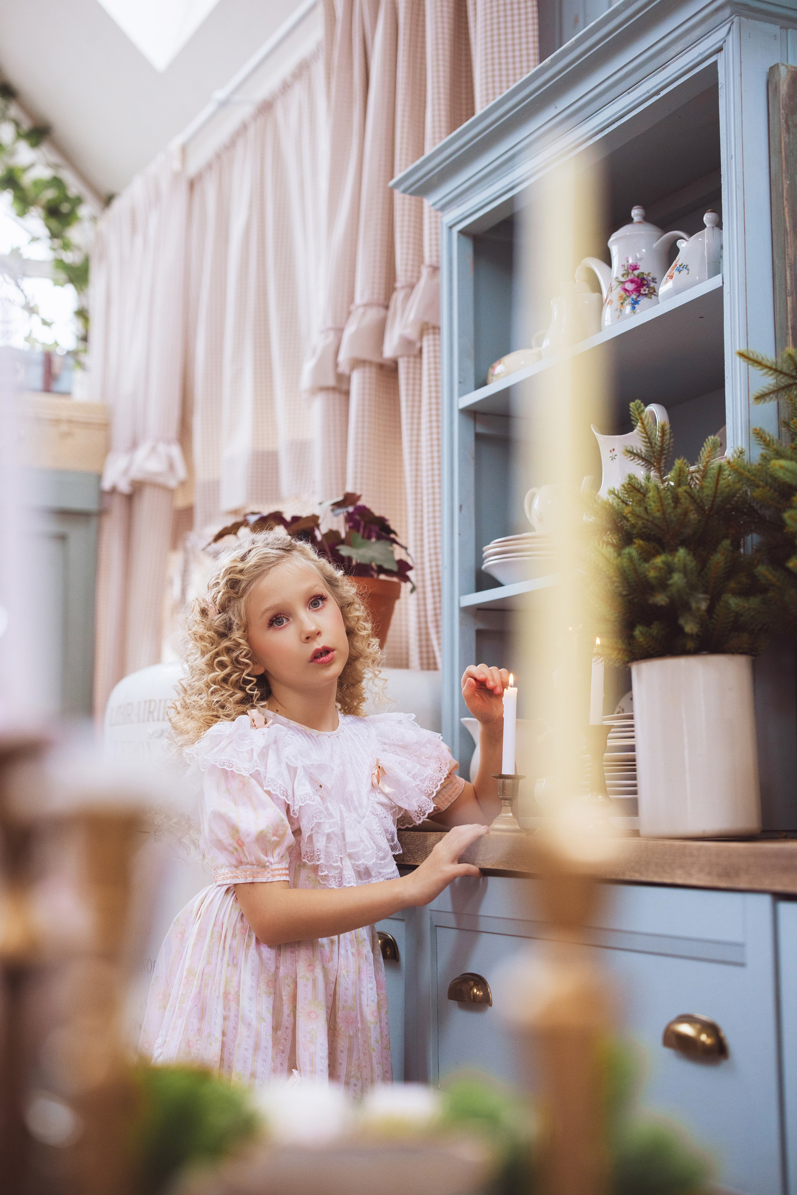 Новогодняя фотосессия в стиле Винтаж. Семейный и детский фотограф в Краснодаре Анна Трашкова