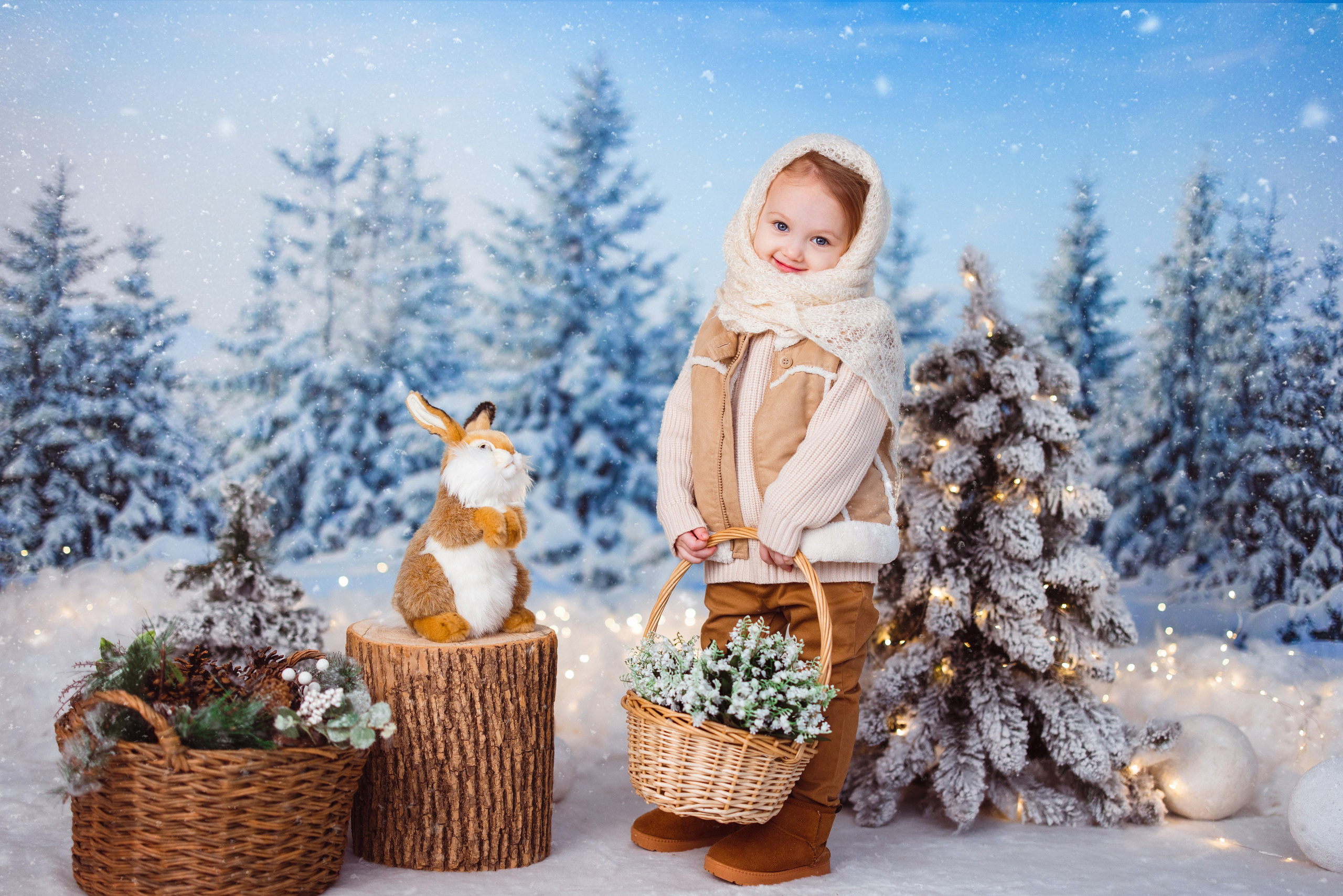 Зимний лес. Семейный и детский фотограф в Краснодаре Анна Трашкова
