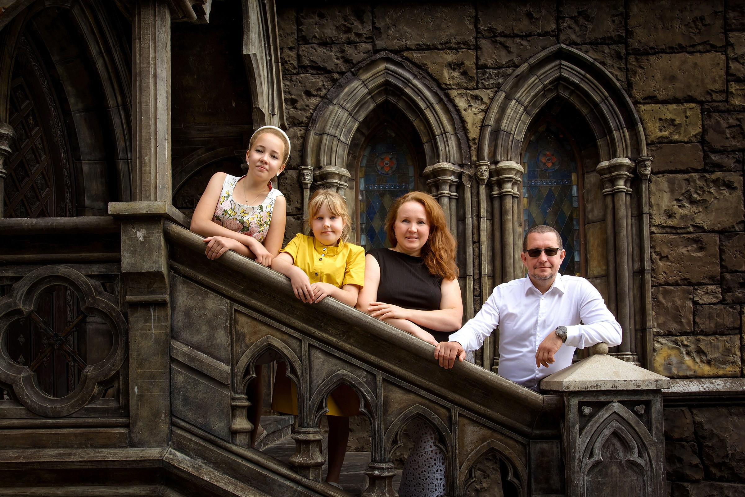 Семейная фотосессия у Замка Гарибальди. Фотограф Оксана Сафонова г. Тольятти