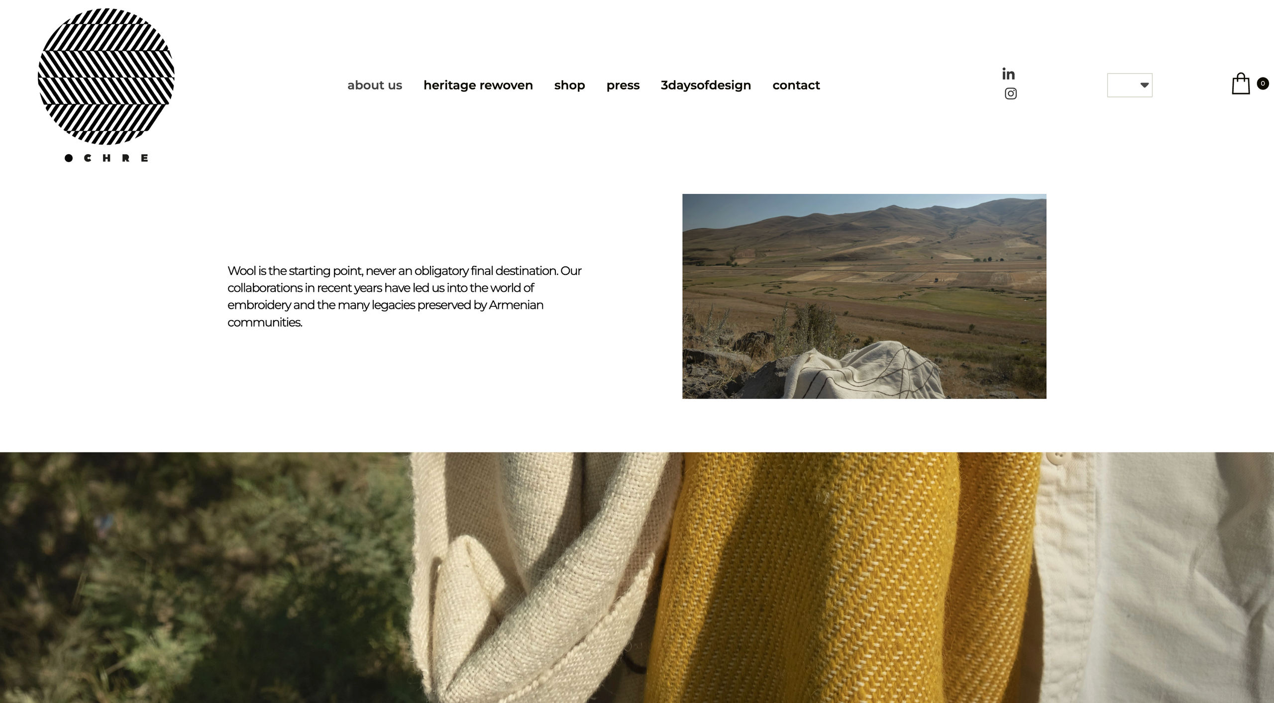 Armenian Textile Ochre. Kirillov Egor