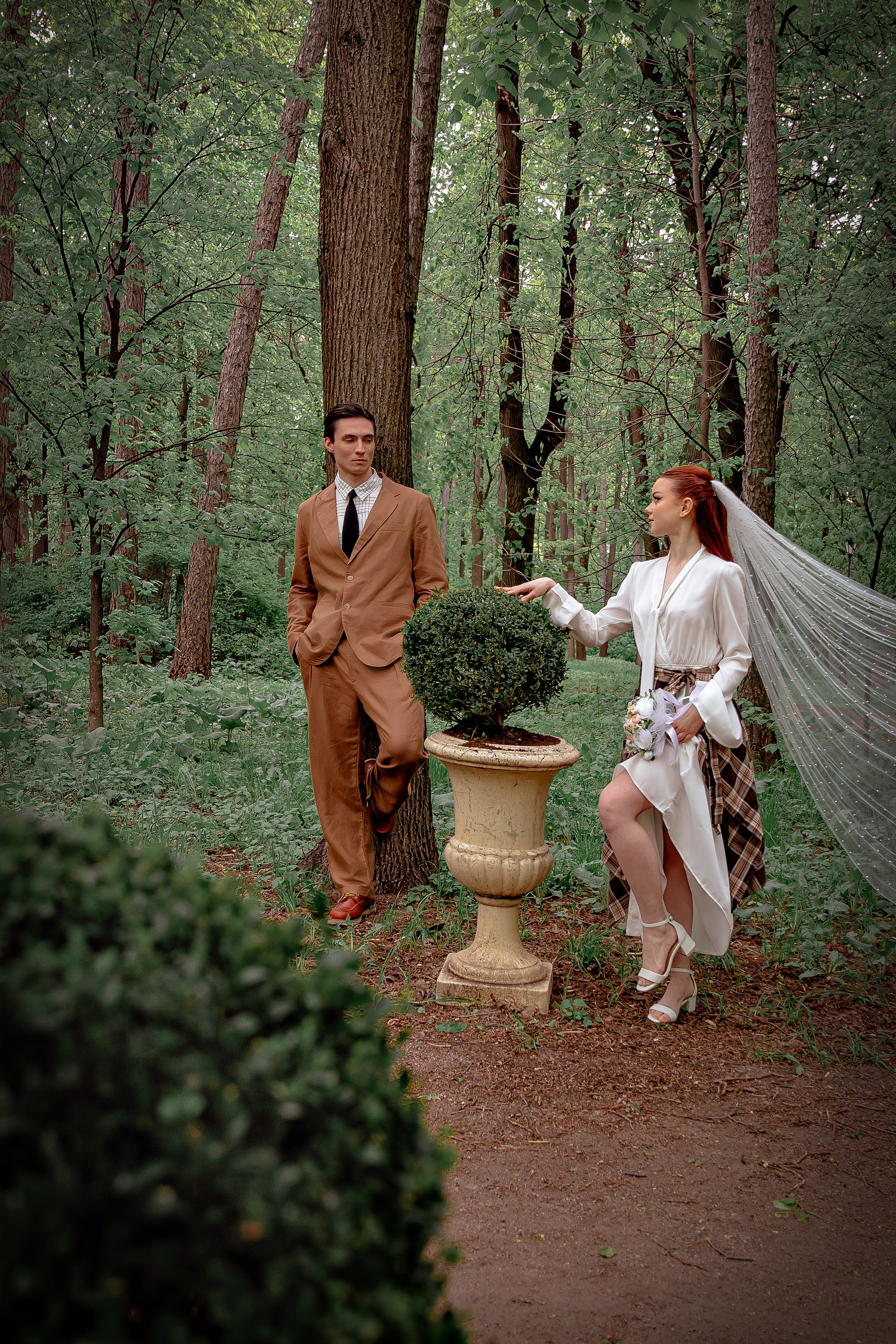 Свадьба под дождем «Марина-Марк». Свадебный/Портретный фотограф снимаю в Москве