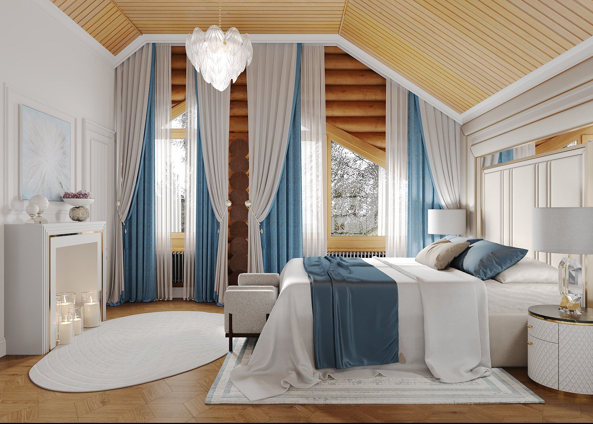 ДОМ В НИКОЛИНО 500 КВ.М. 3 ЭТАЖ. Irina Balykina — Interior 3D Visualisation