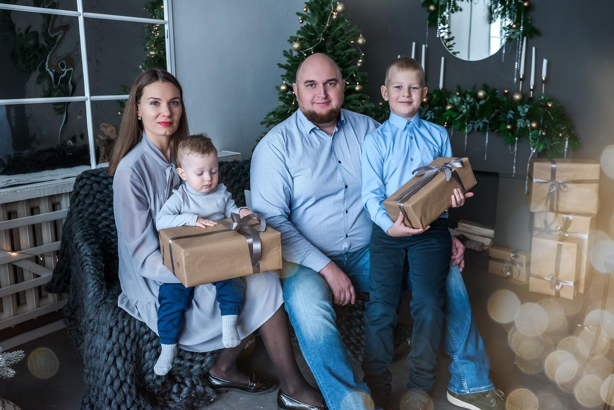 Семейная фотосессия для Юлии и Николая. Фотограф в Красноярске / Дивногорске. Файзулина Анастасия