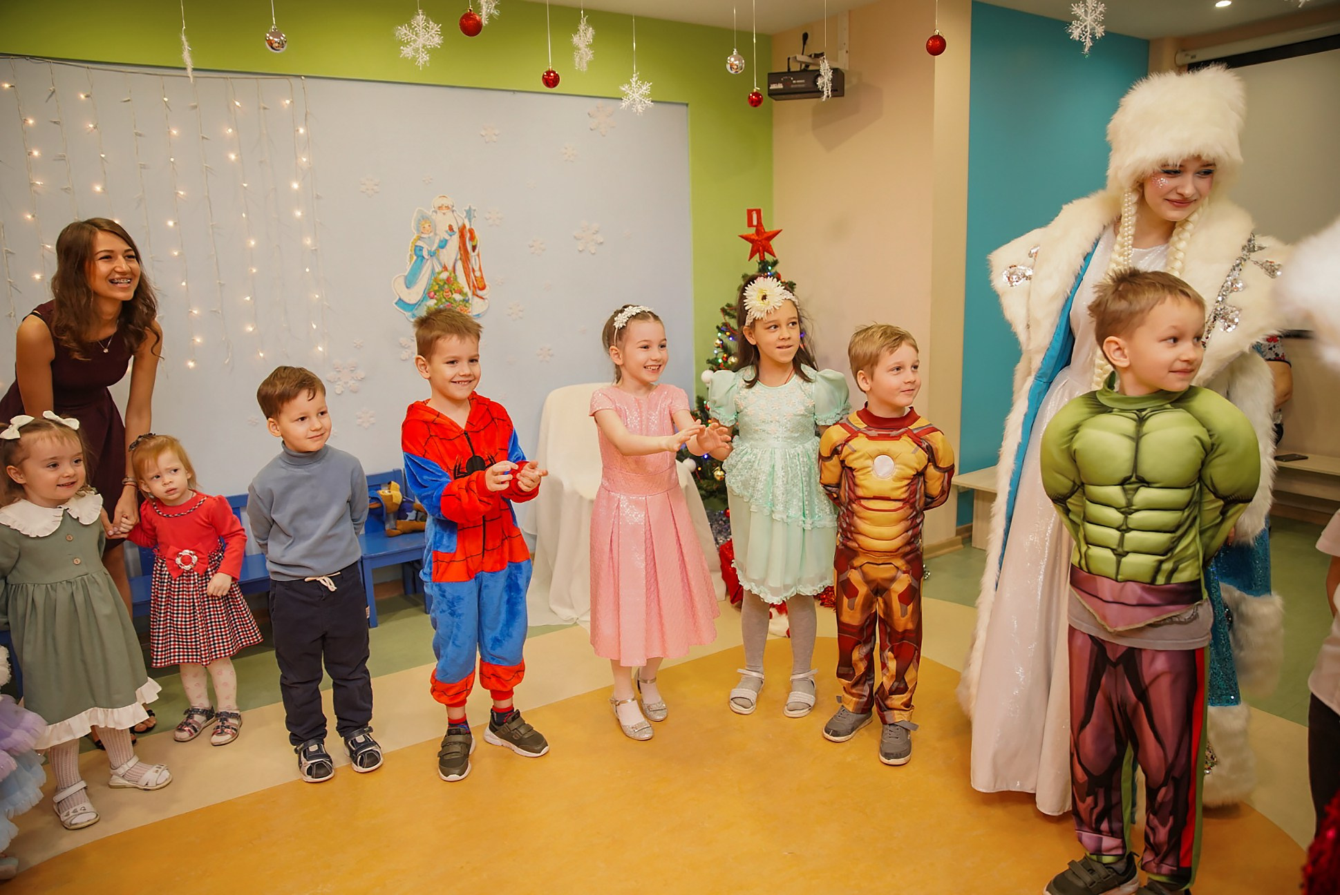 Новый год в частном детском садике. Семейный и детский фотограф в Нижнем Новгороде