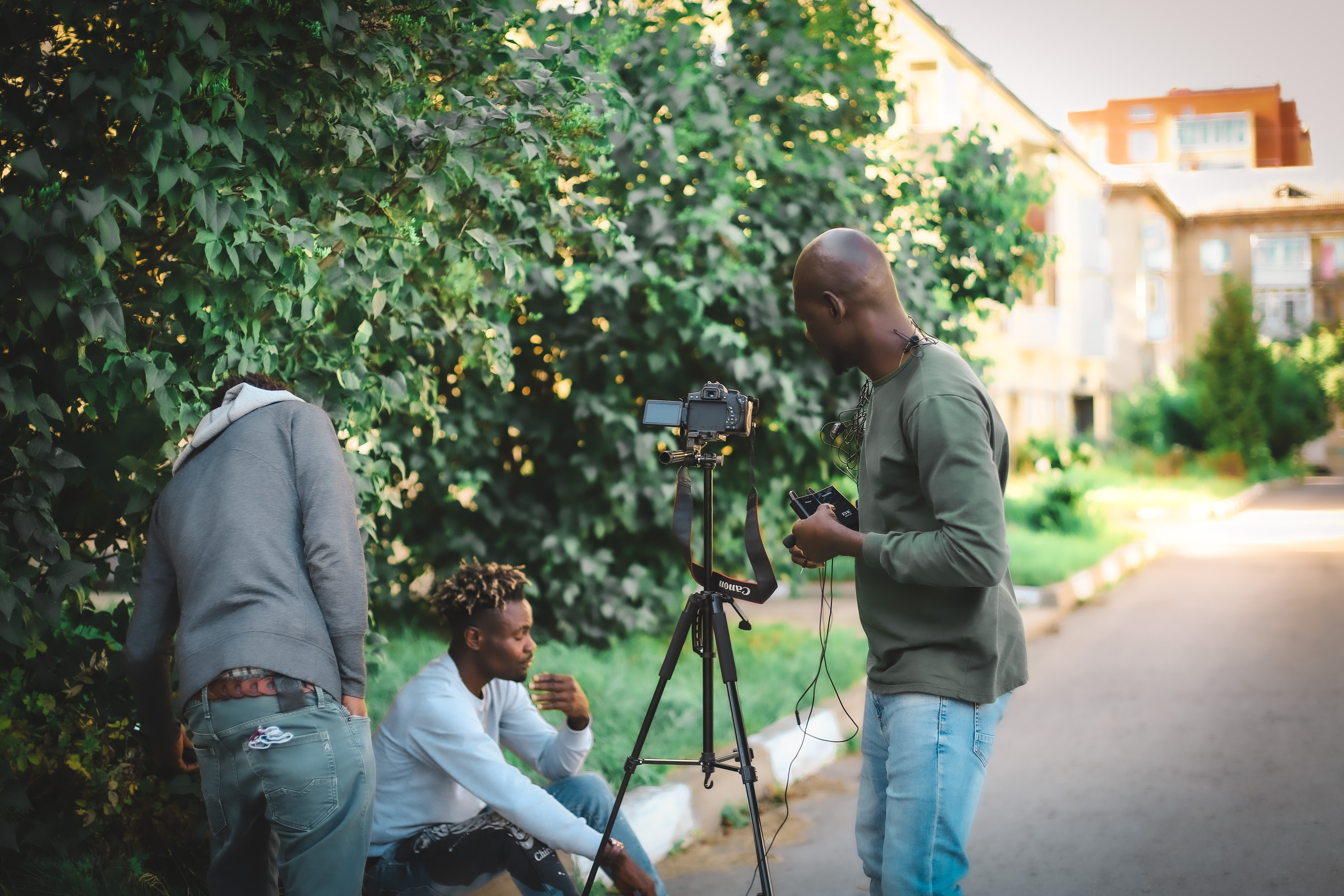 Съемка фильма. Фотограф беременности и семейных историй Эльвира Акарибе в городе Краснодар!