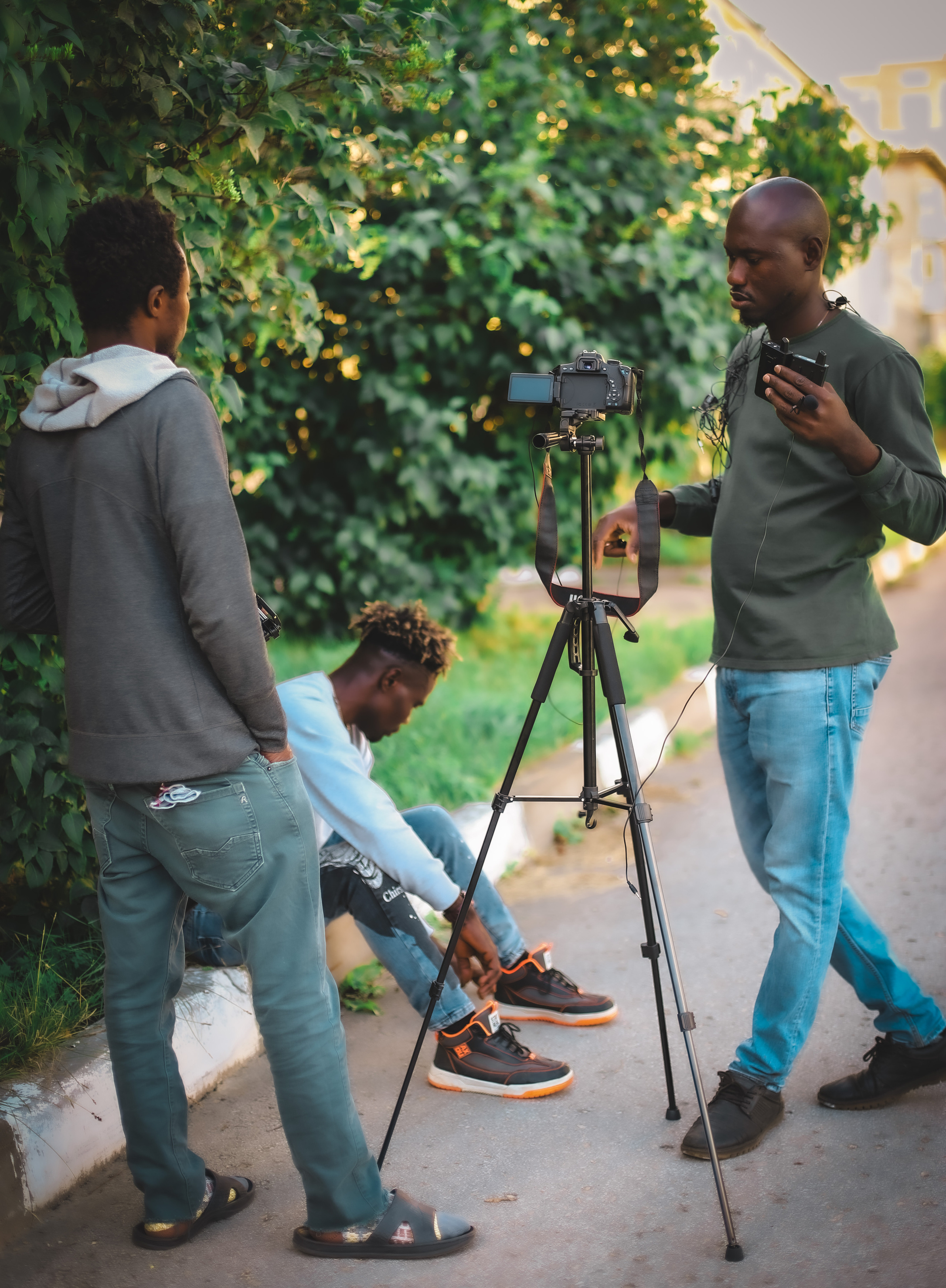 Съемка фильма. Фотограф беременности и семейных историй Эльвира Акарибе в городе Краснодар!