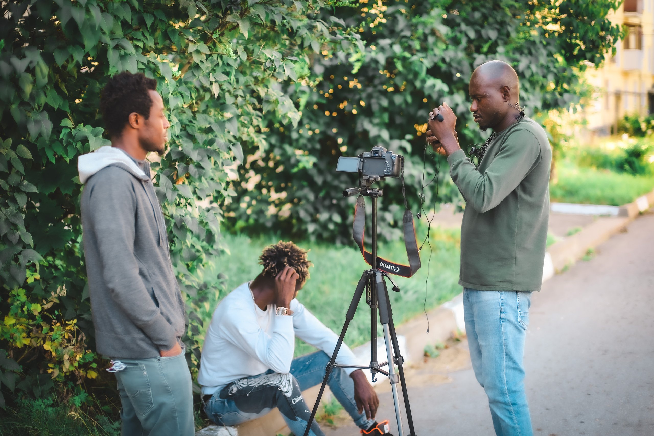 Съемка фильма. Фотограф беременности и семейных историй Эльвира Акарибе в городе Краснодар!