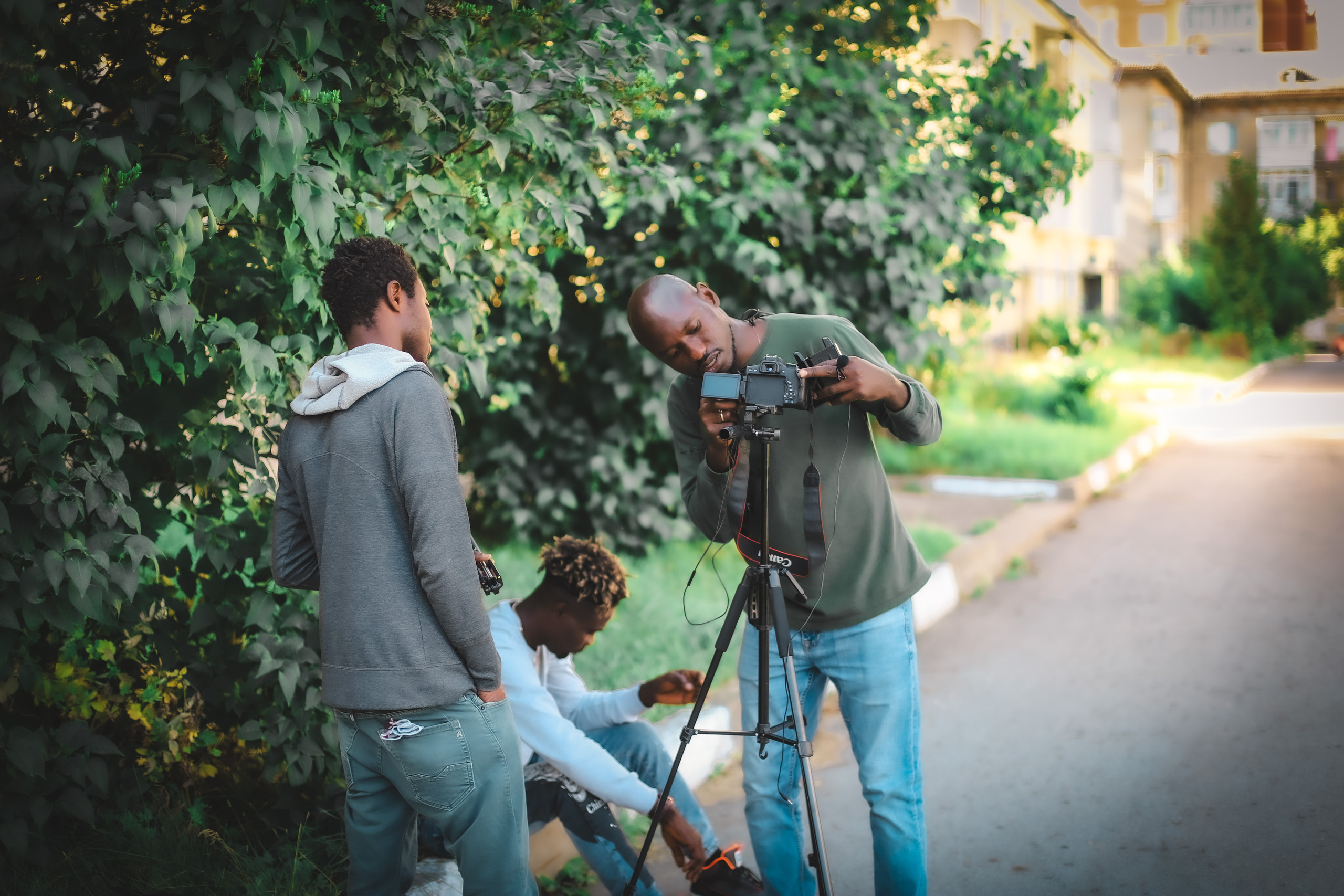 Съемка фильма. Фотограф беременности и семейных историй Эльвира Акарибе в городе Краснодар!