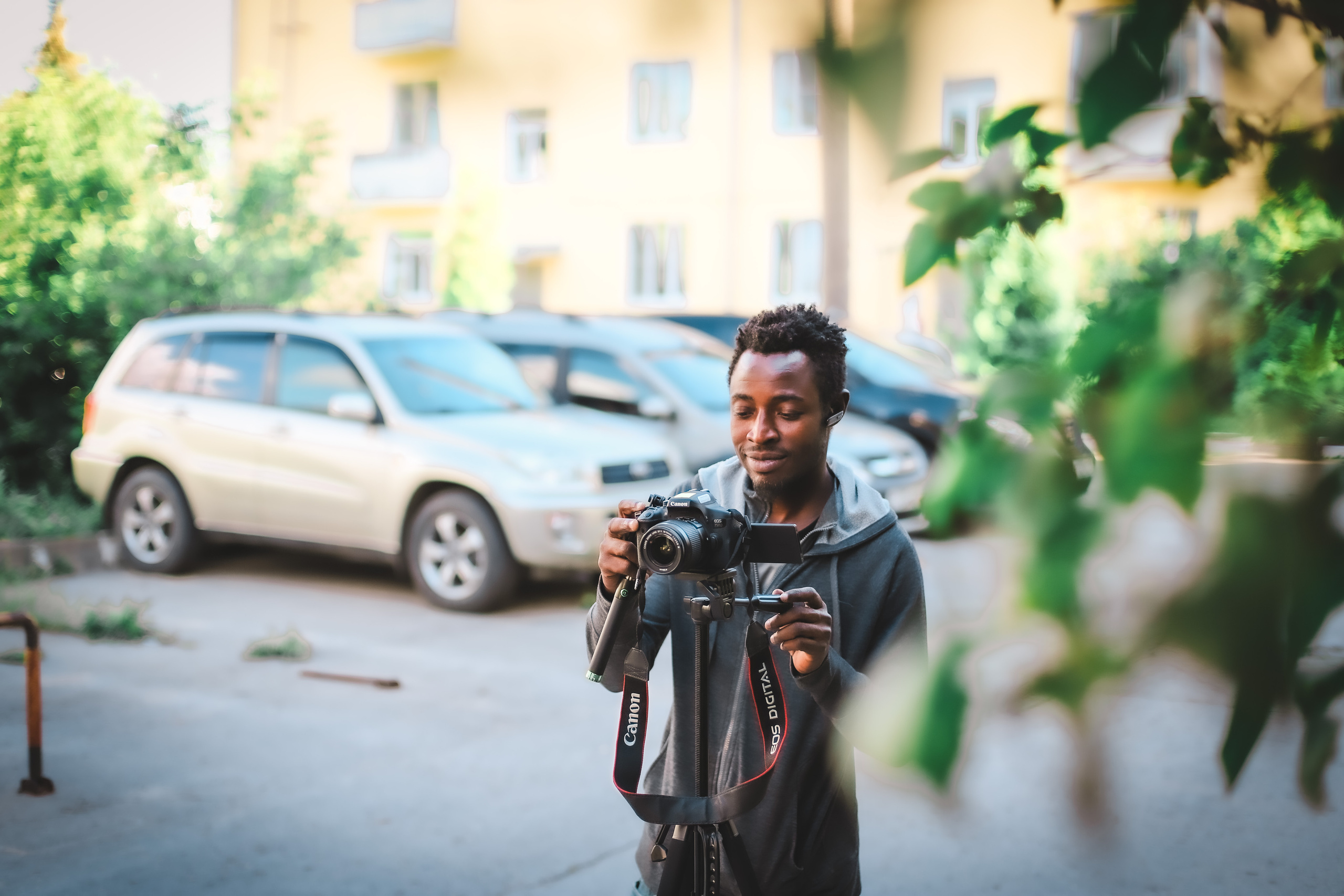 Съемка фильма. Фотограф беременности и семейных историй Эльвира Акарибе в городе Краснодар!