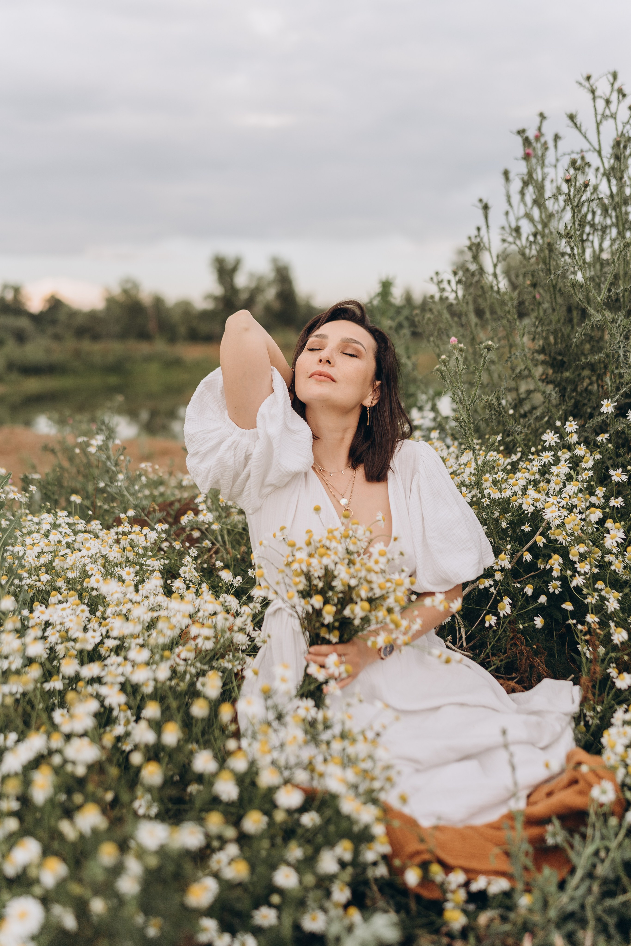 Лето. Ромашки. Семья. Семейный и домашний фотограф в Уфе Ирина Гарасюта