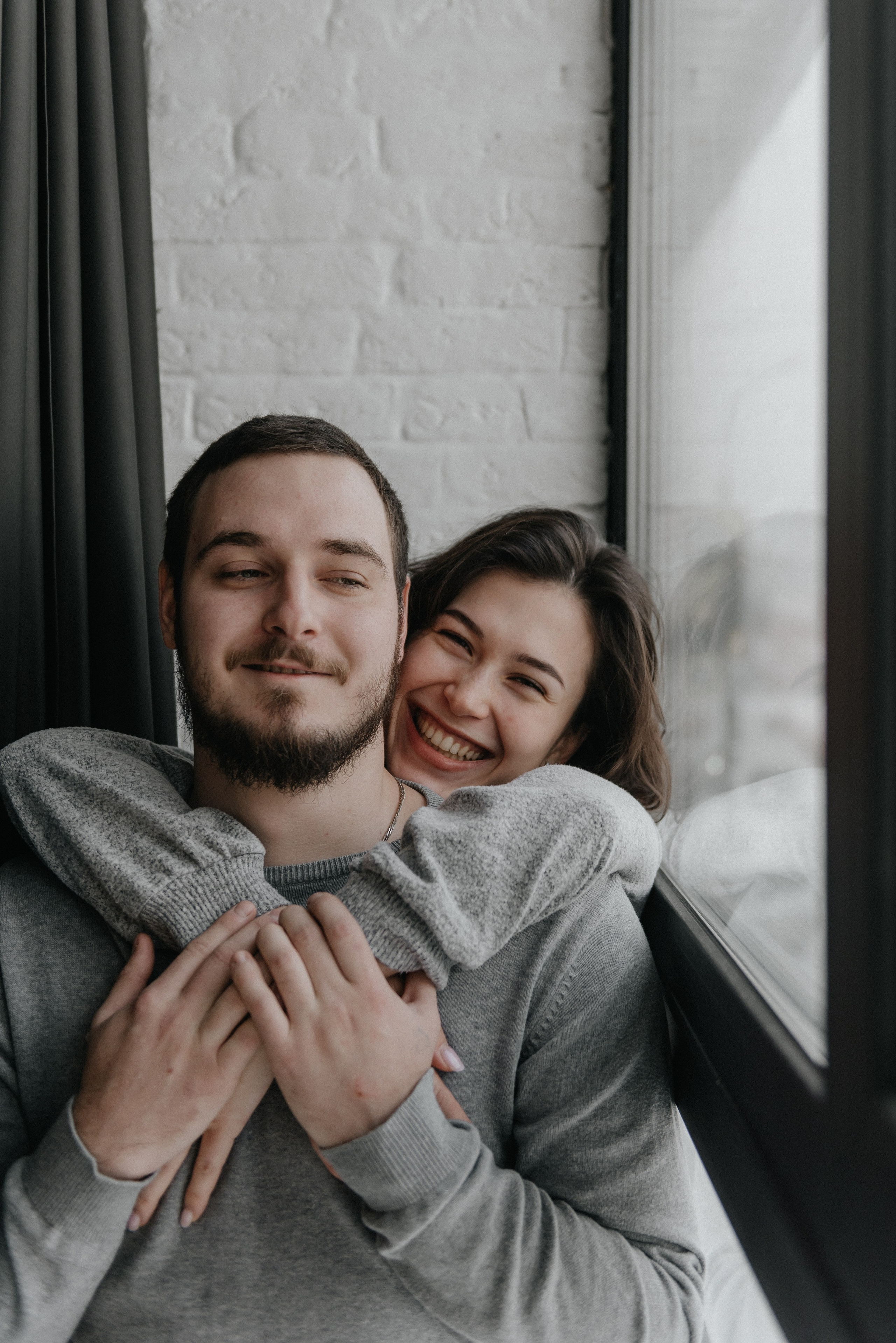 В студии большой семьёй