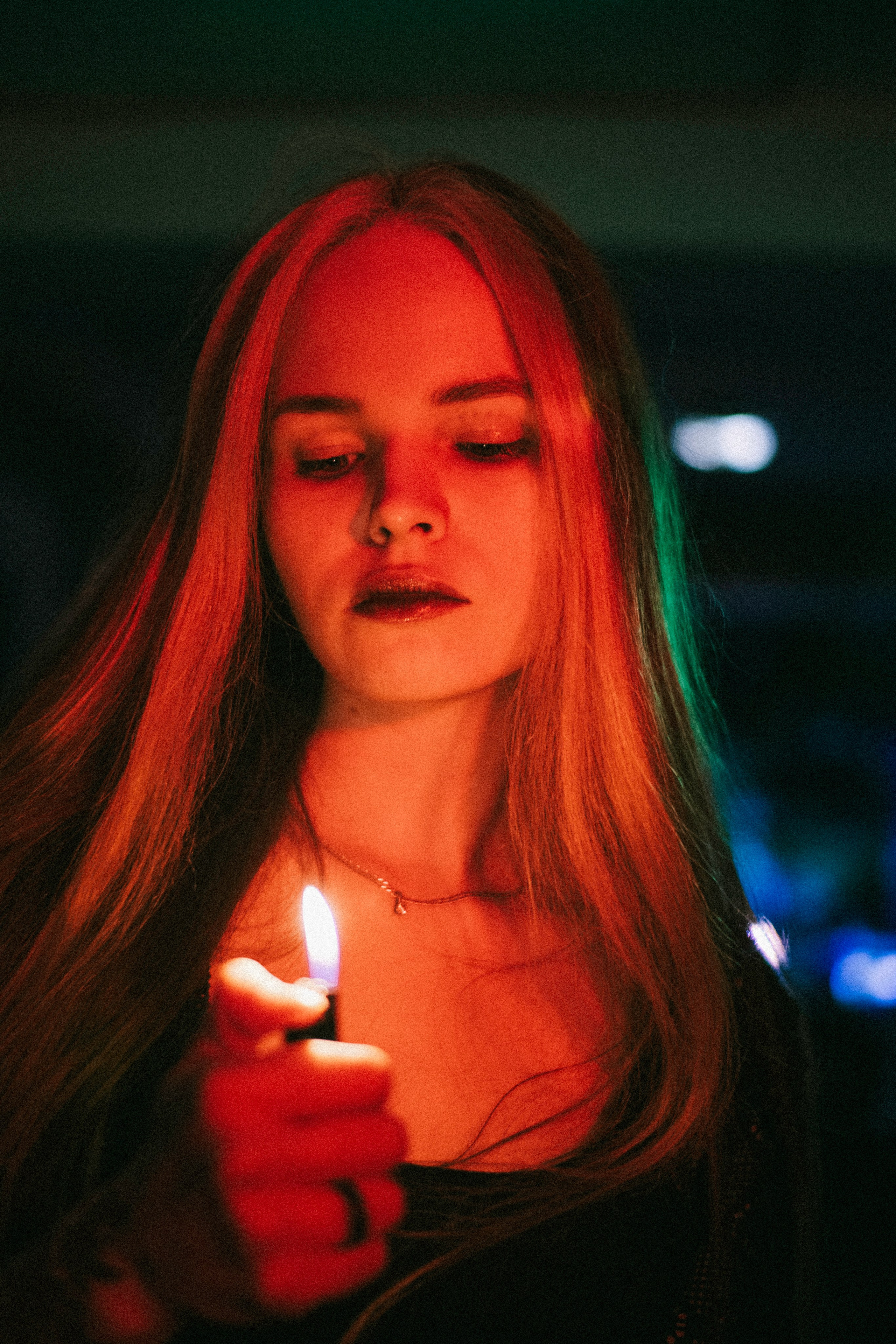 Портреты с цветным светом — творческие фотосессии в Туапсе и Краснодаре