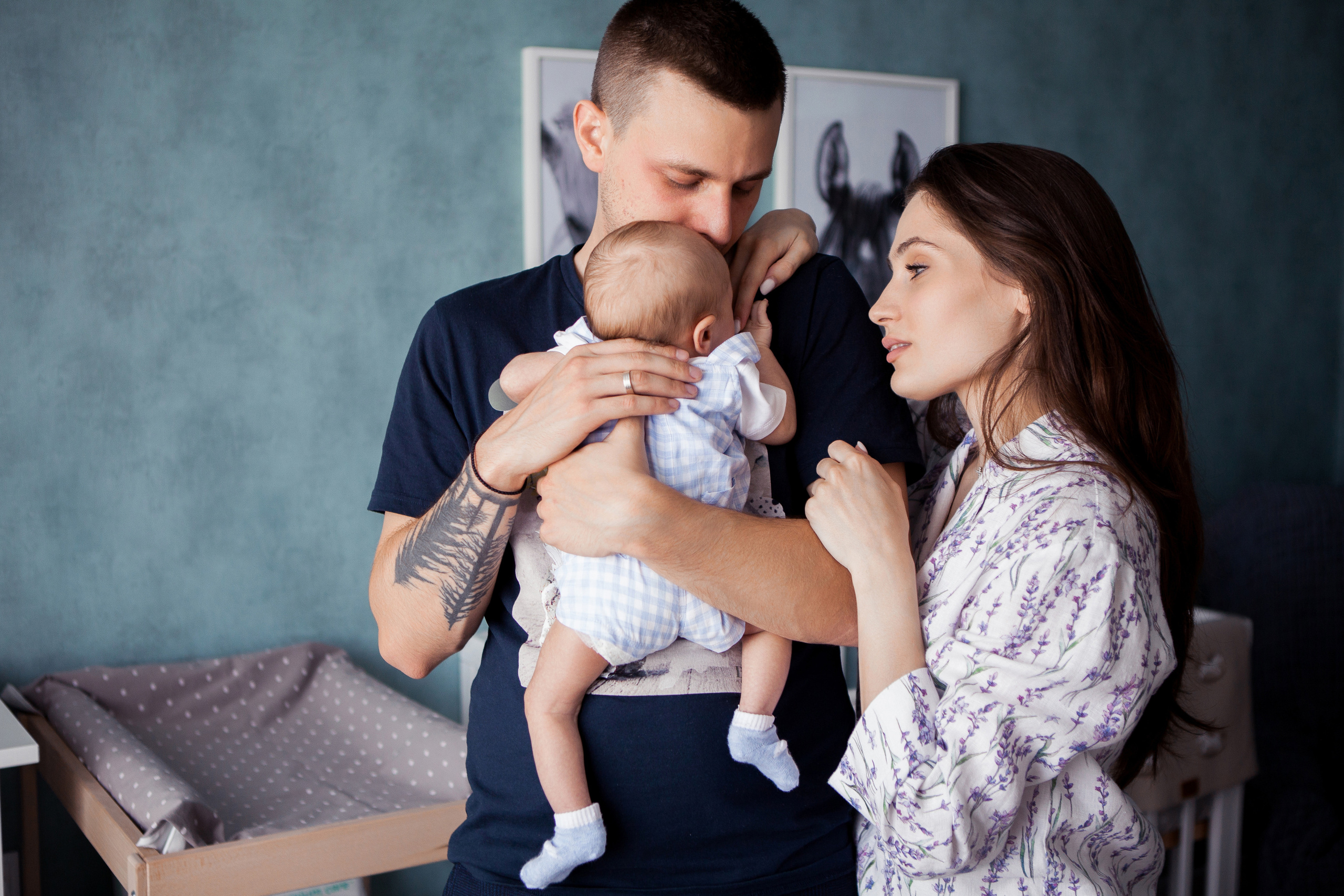 Артём, Женя и малыш Ваня. Свадебный фотограф в Воронеже Вероника Богай