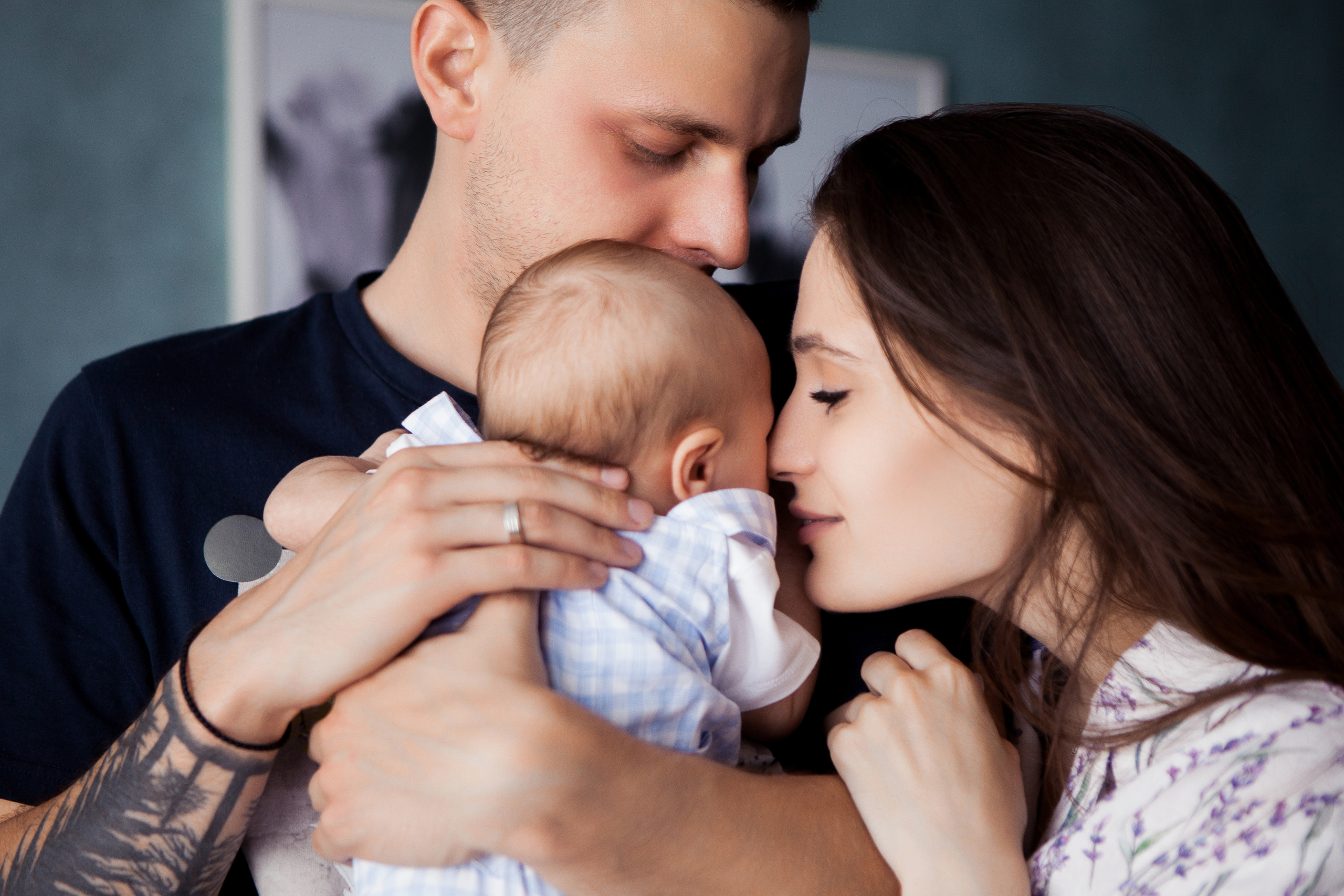 Артём, Женя и малыш Ваня. Свадебный фотограф в Воронеже Вероника Богай