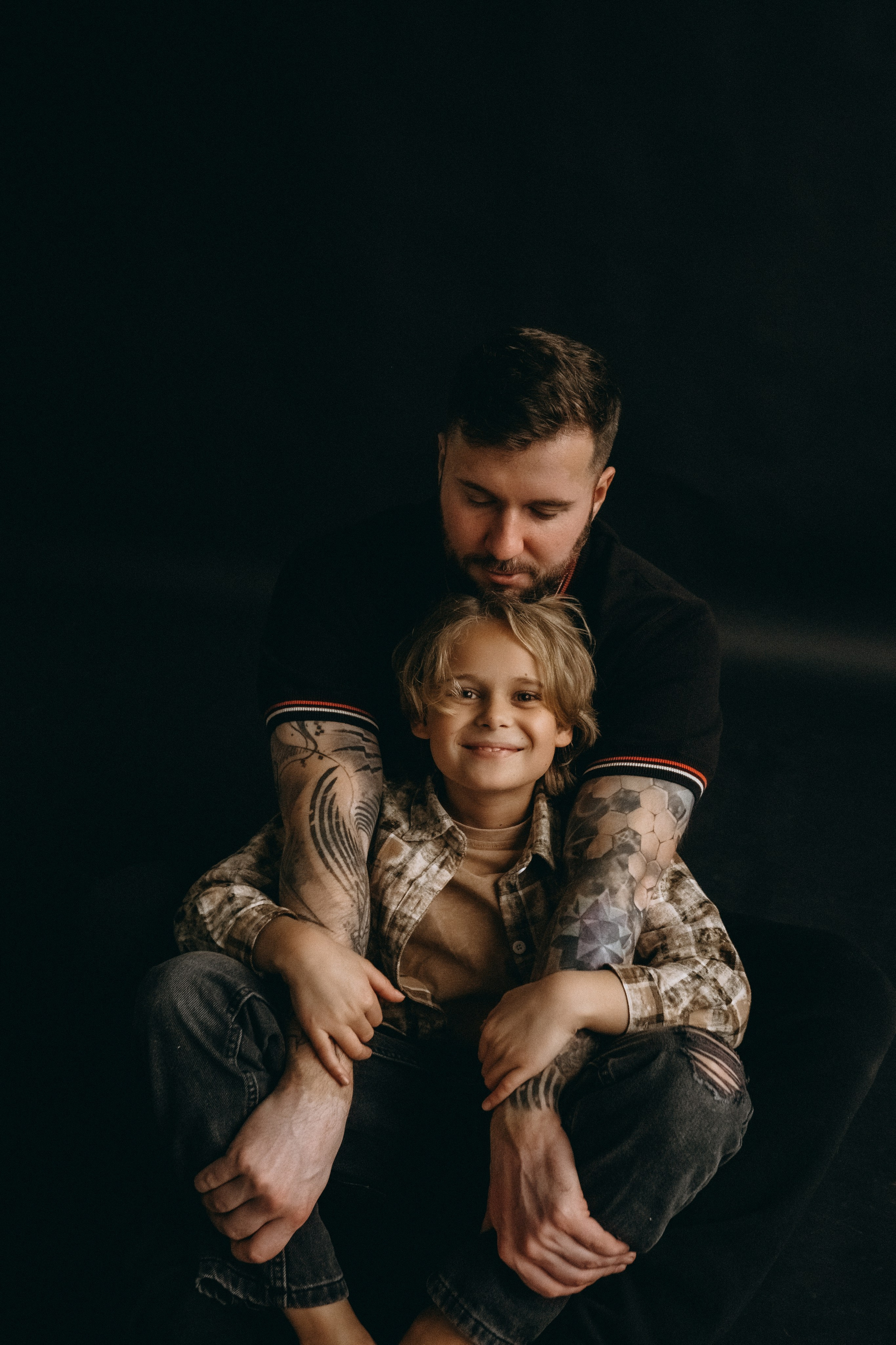 Папа и сын. Семейный фотограф в Санкт-Петербурге Дарья Косянчук