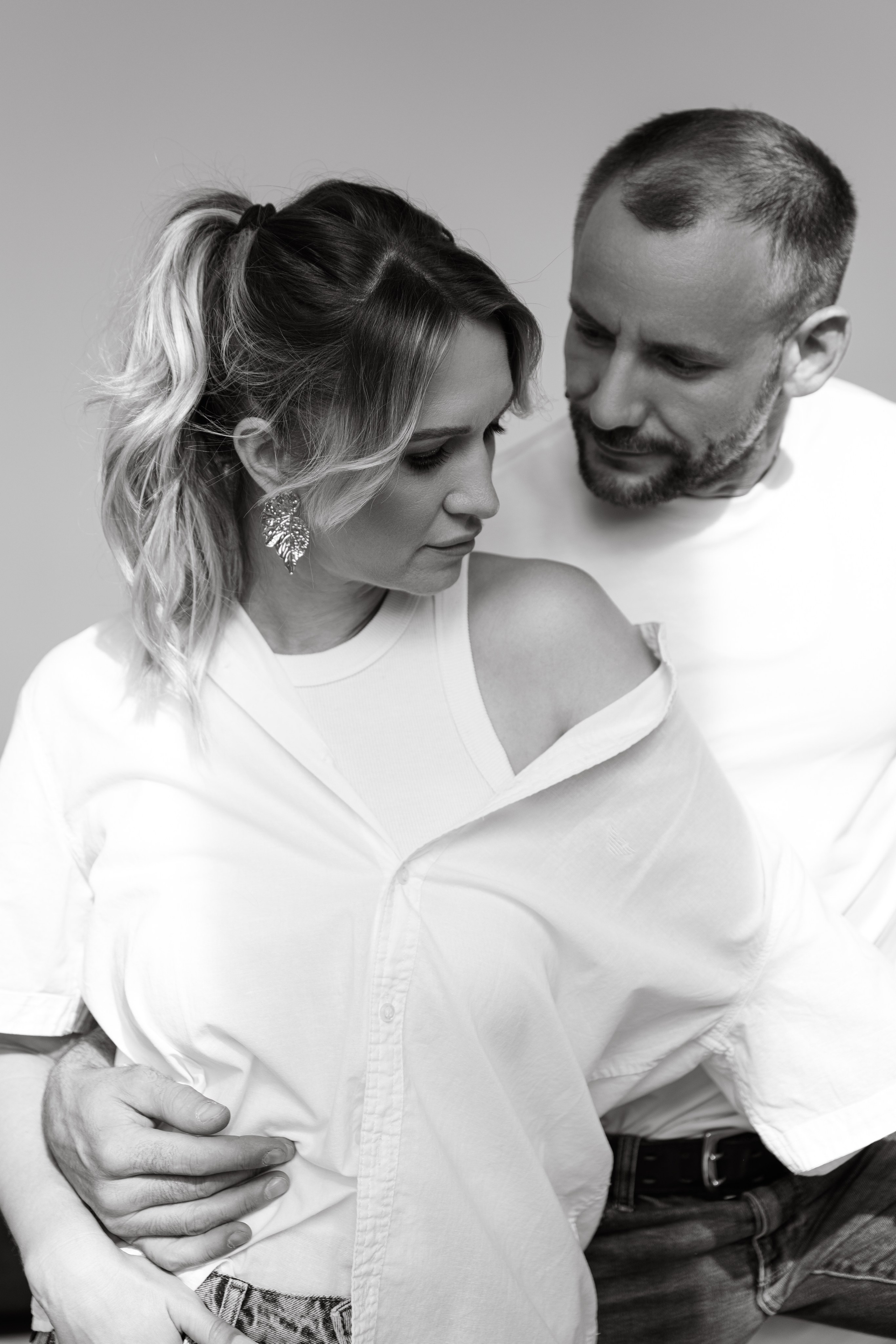 Полина и семья. Студия Base. Фотограф Анастасия Егорова