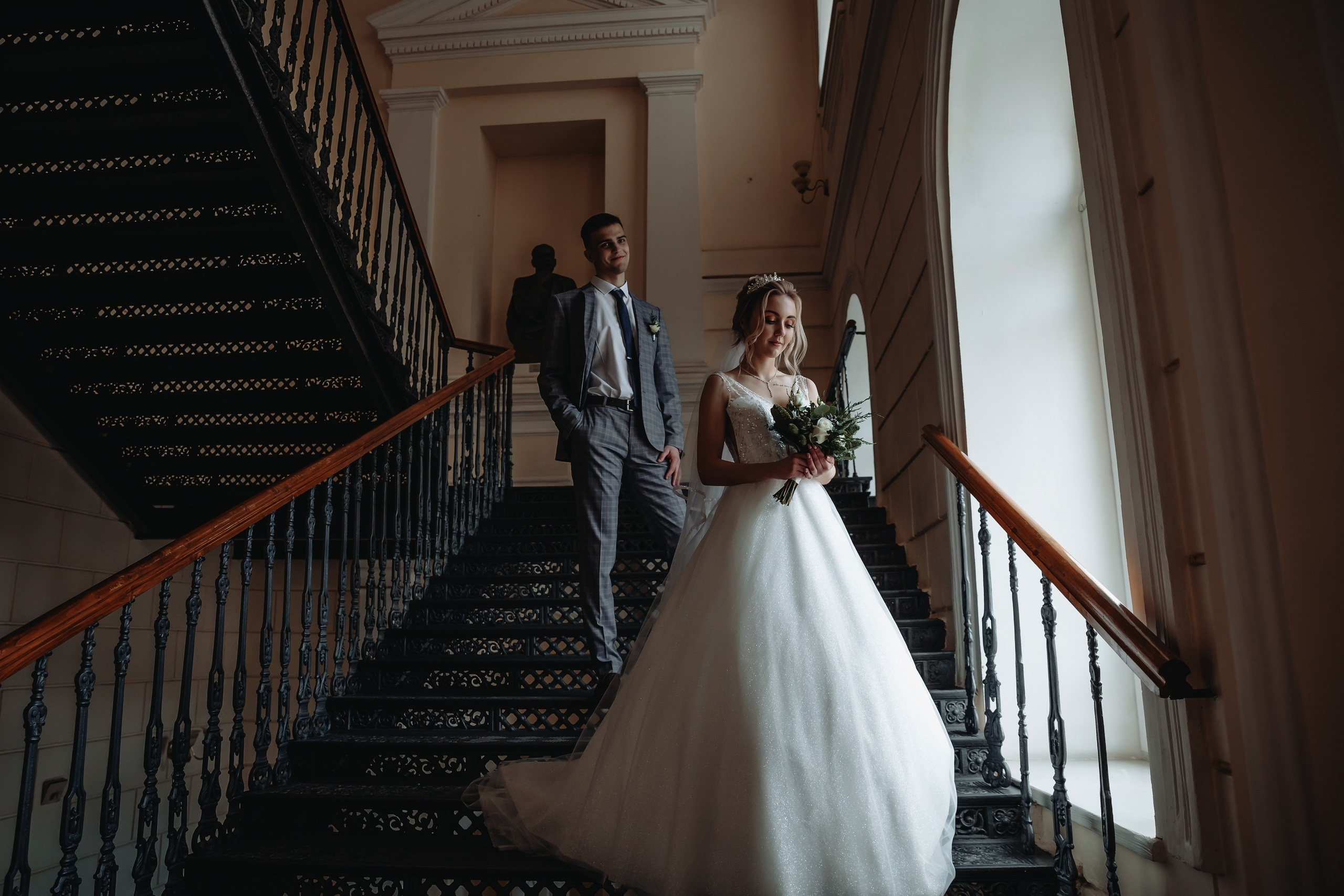 Зимняя свадебная фотосессия в Витебске. Свадебный фотограф в Витебске Дмитрий Кувшинов