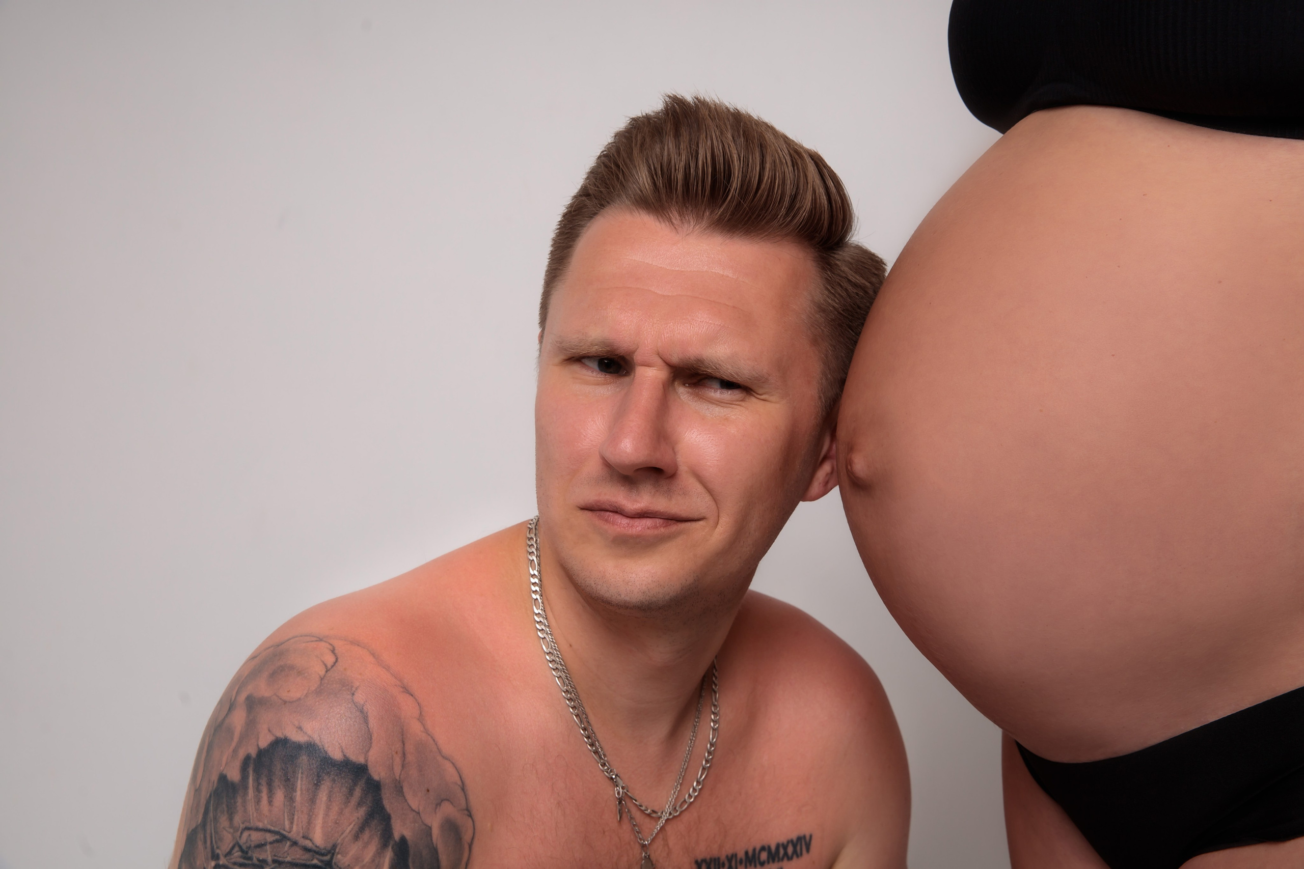 Фотосессия для беременных с мужем. Портретный фотограф - Юрий Торлопов