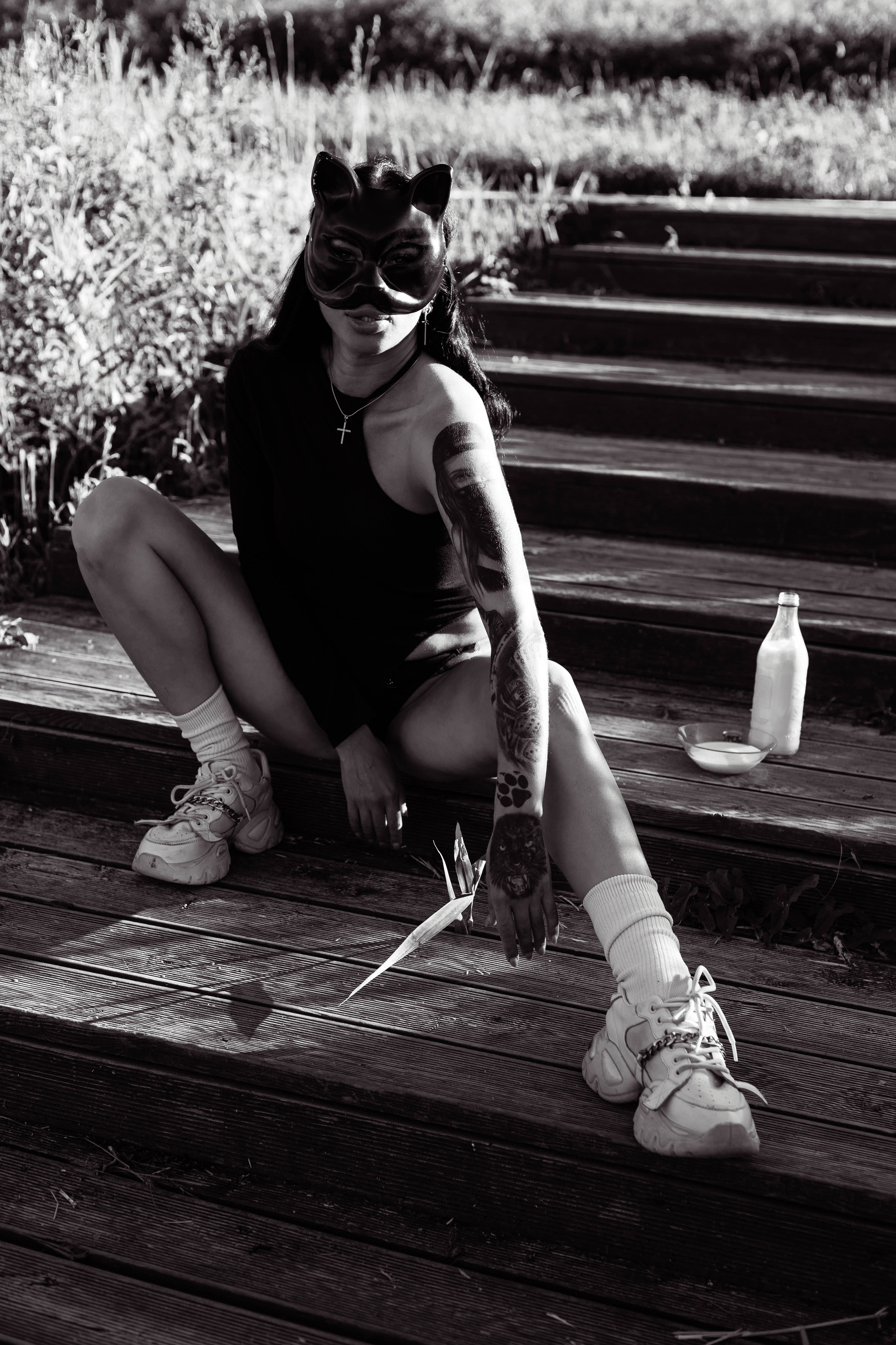 Домашняя кошка — вполне себе дикий зверь. Фотограф Анастасия Тихонова