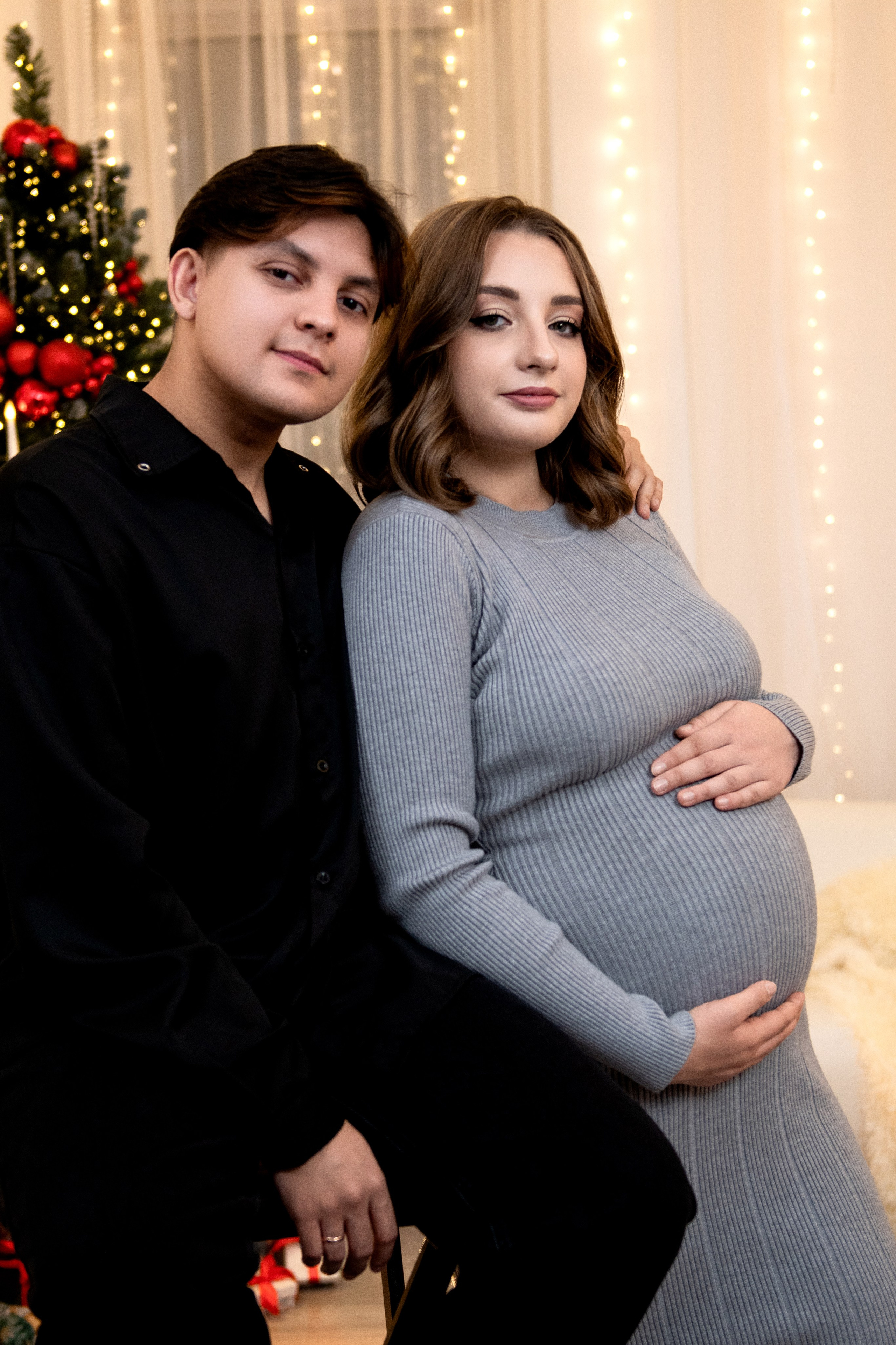 Семейная новогодняя фотосессия. Семейный фотограф в Озёрах и Коломне