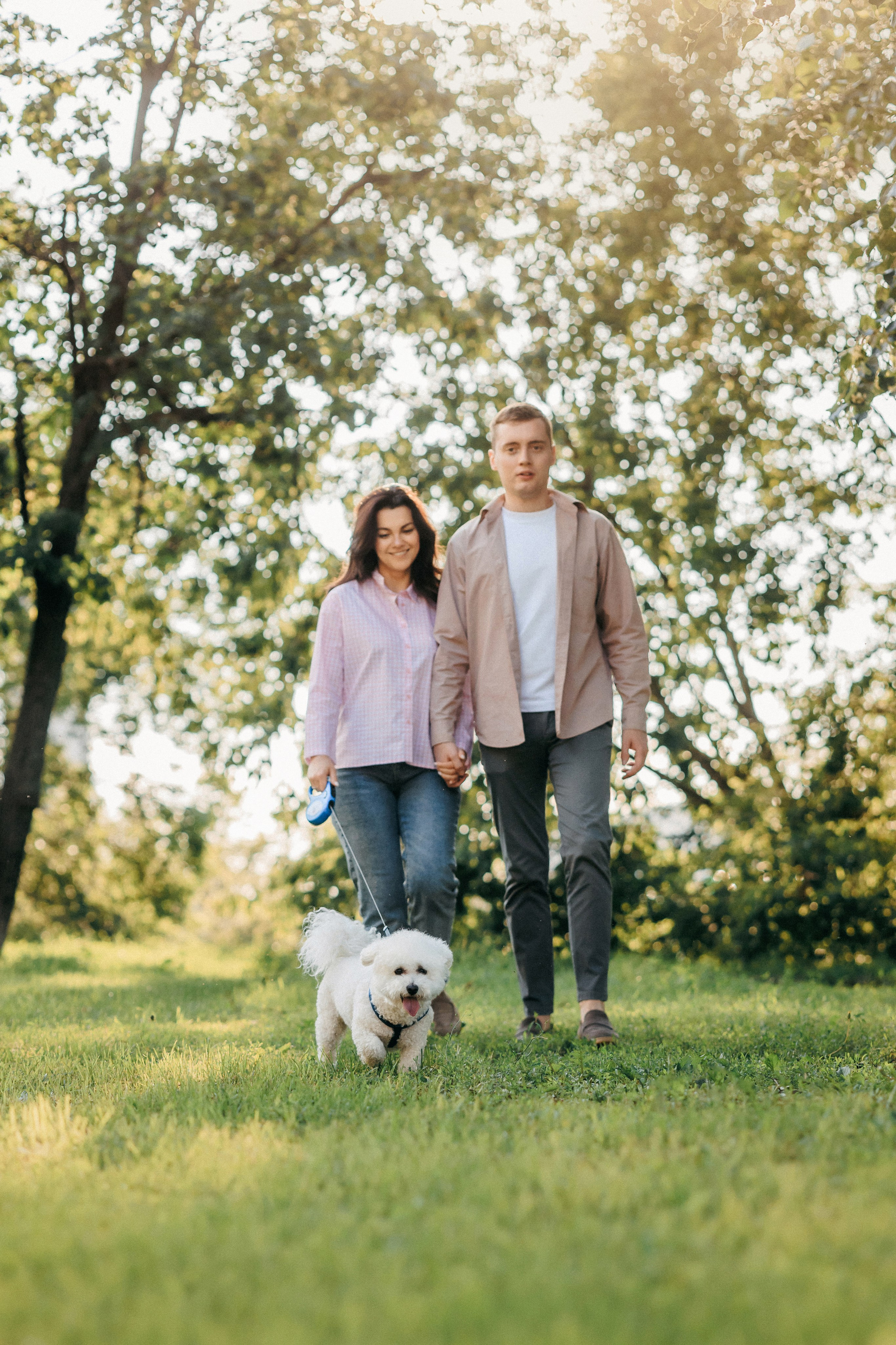 Марина, Данил и Бруно. Фотограф-анималист Елена Радченко, Москва