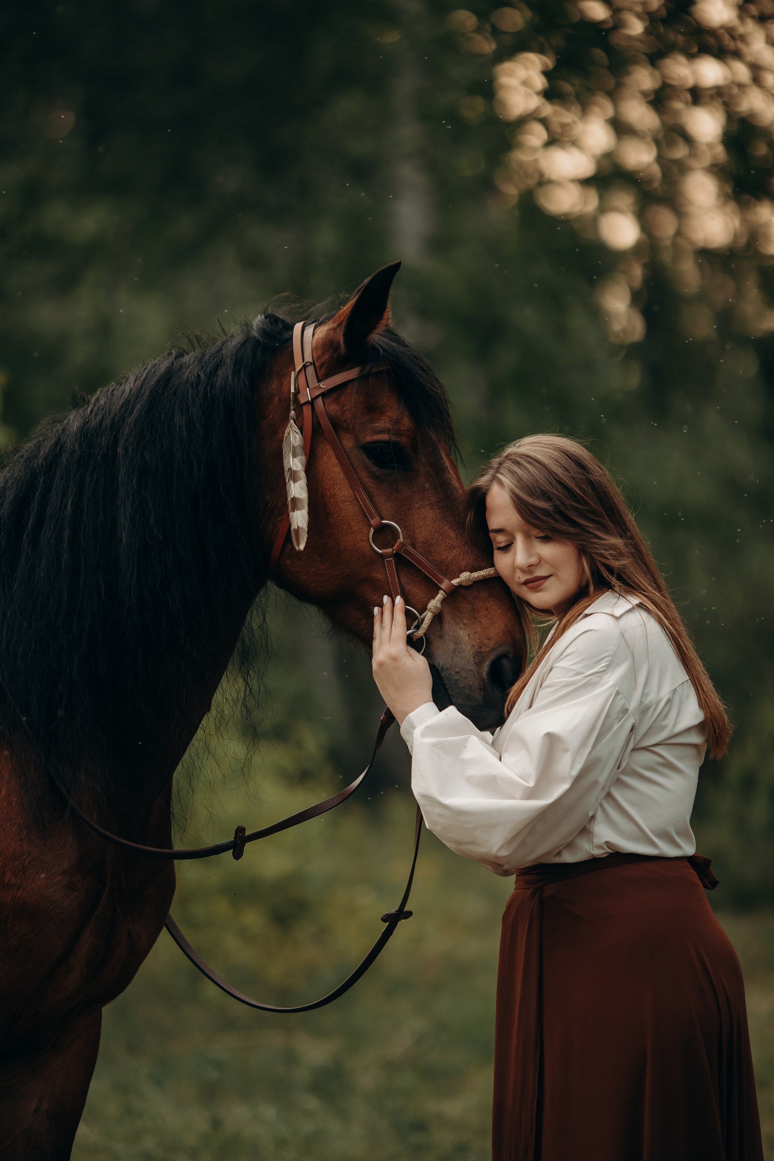 Ксения и Талисман. Анна Молчанова конный фотограф в Тюмени | фотосессии с лошадьми Тюмень