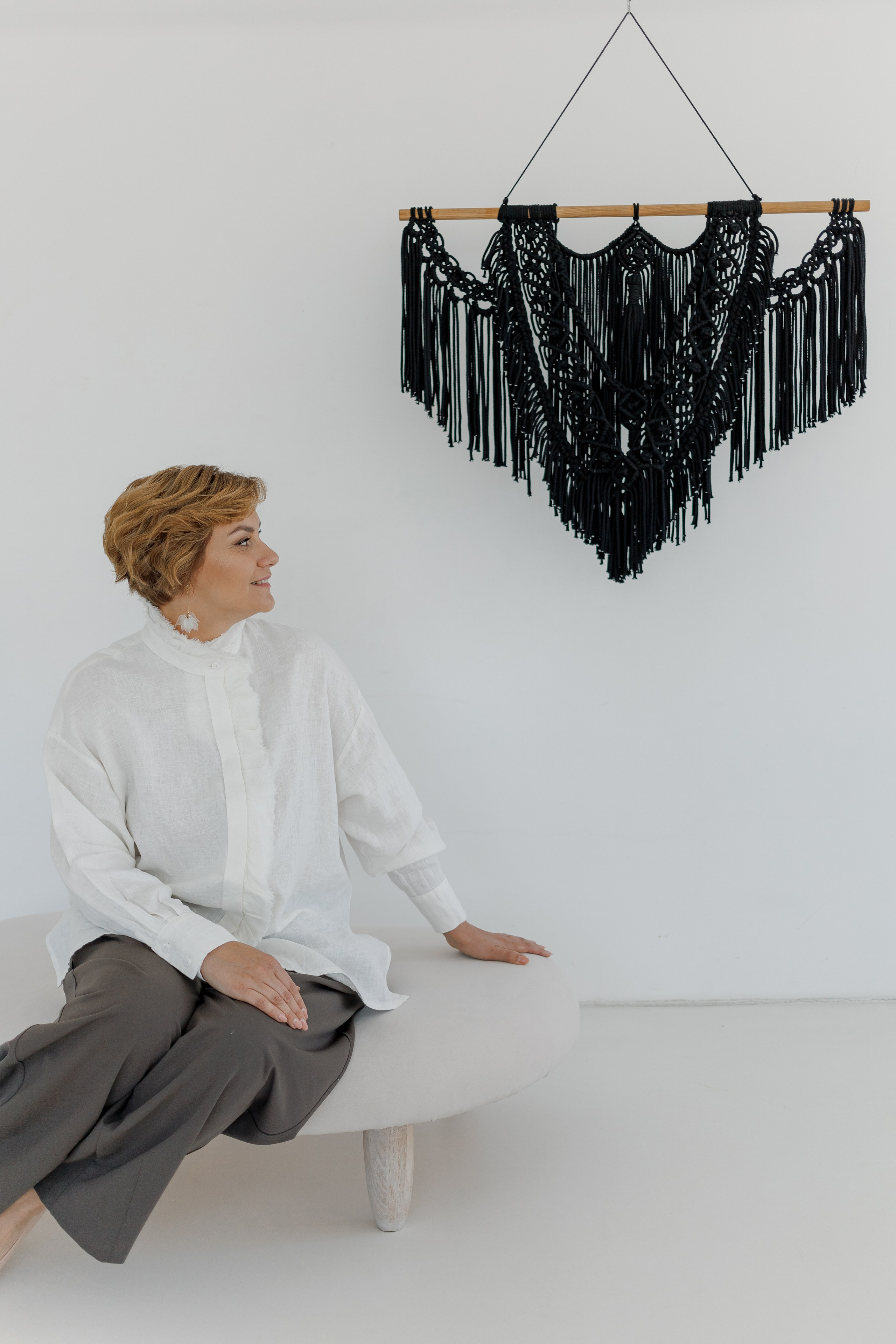 Каталожная съёмка панно в технике макраме. КОНТЕНТ ФОТОГРАФ