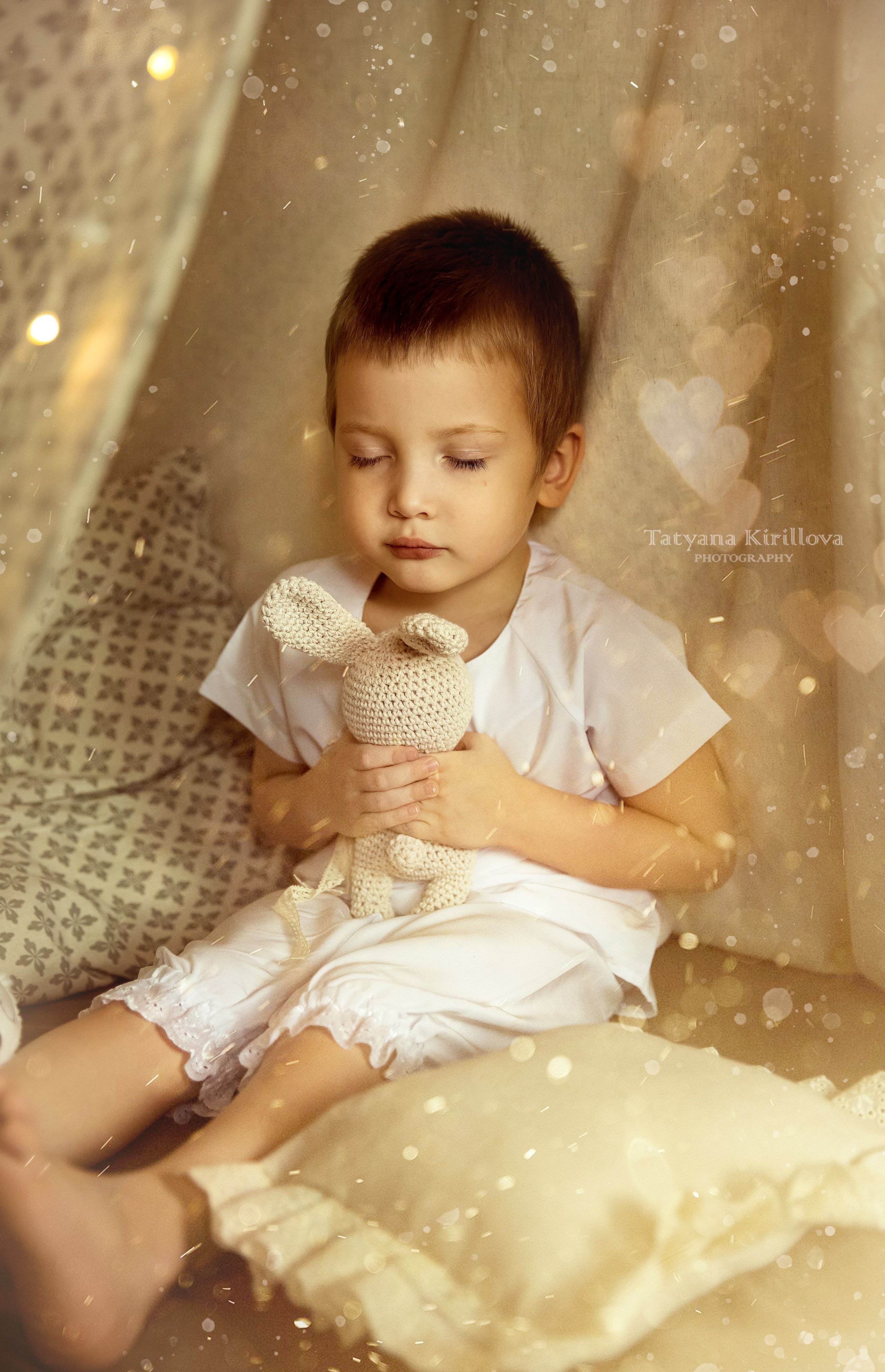 Новогодняя съемка для детей. Фотограф — Татьяна Кириллова, г. Санкт-Петербург