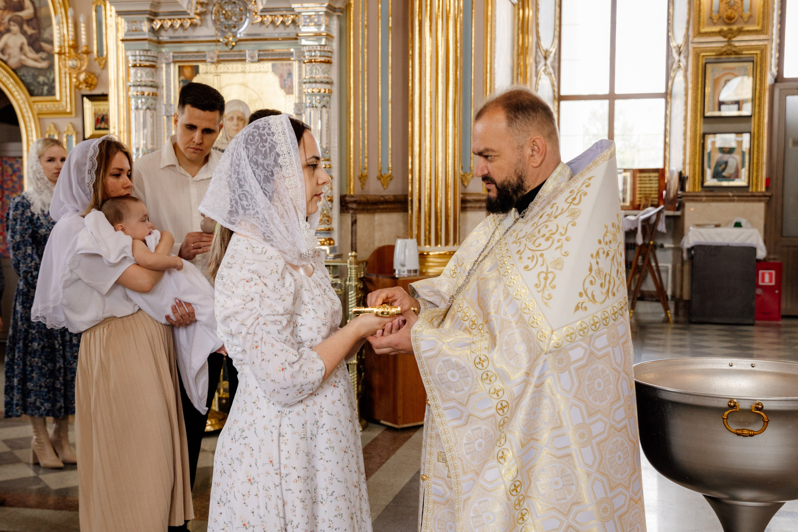 Крещение Максима. Семейный фотограф документалист в Пензе Лопатинская Татья