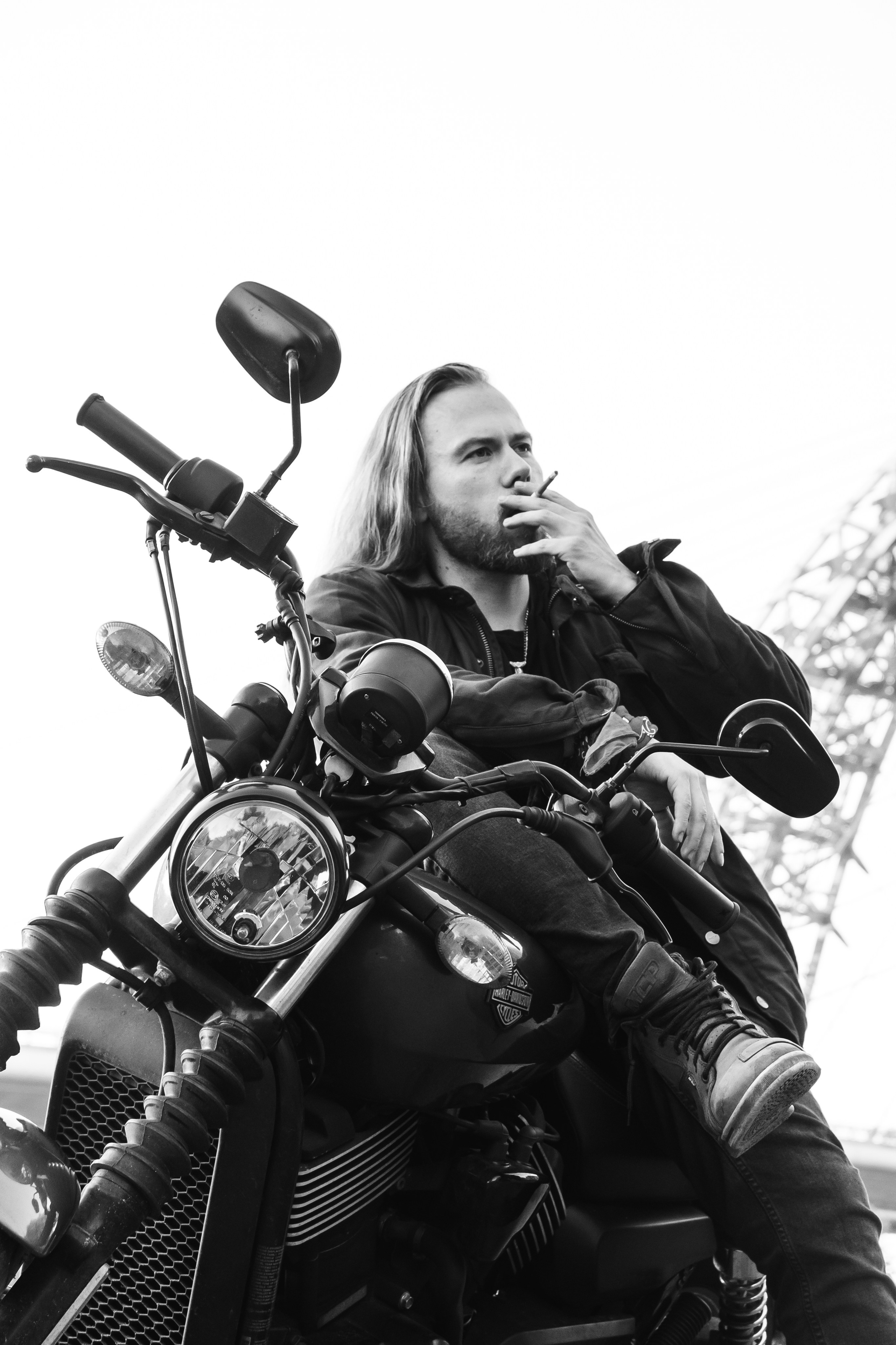 Иван и Harley Davidson. Наталия Фролова. Фотограф. Москва