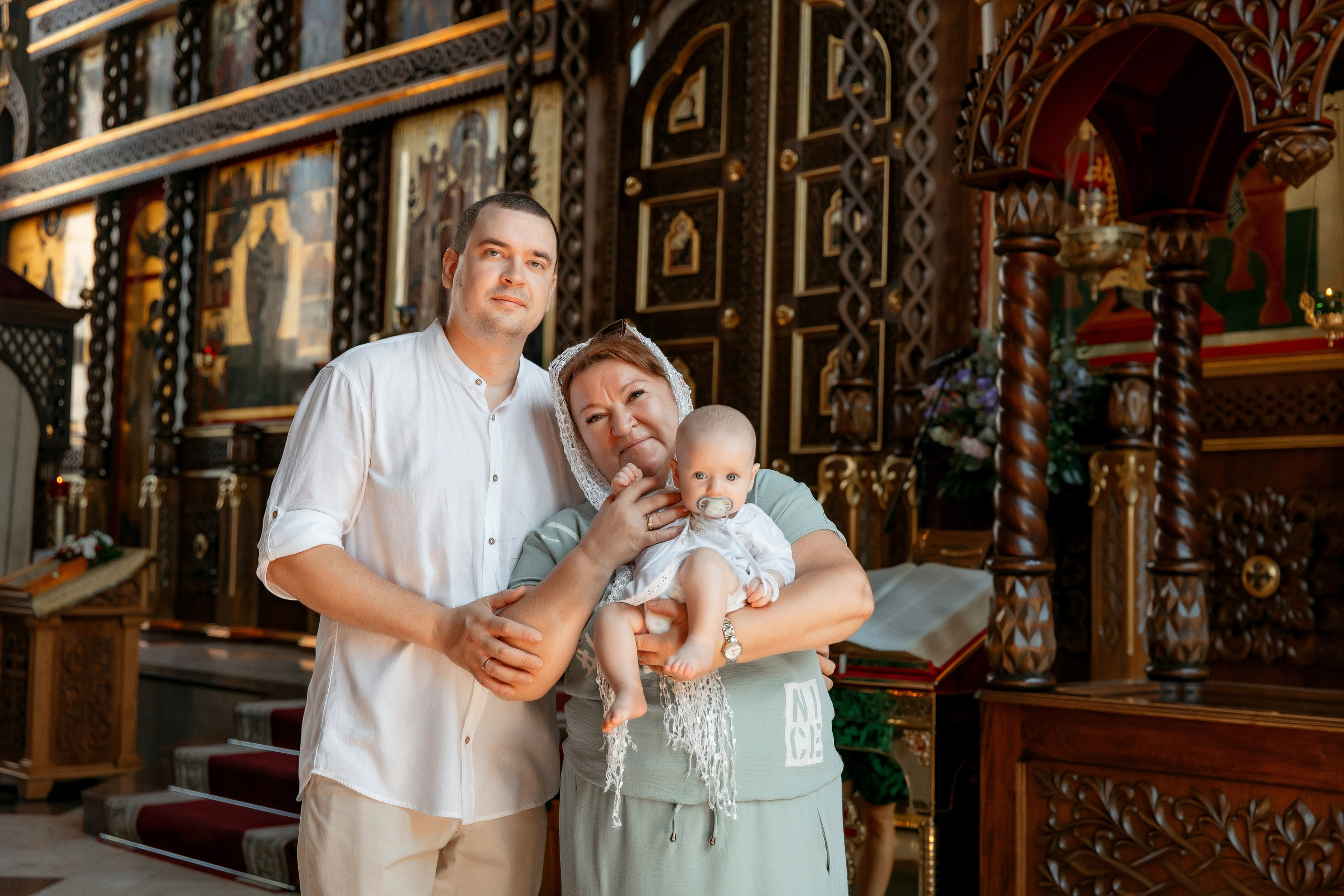 Таинство Крещения Михаила. Свадебный и Семейный Фотограф в Краснодаре