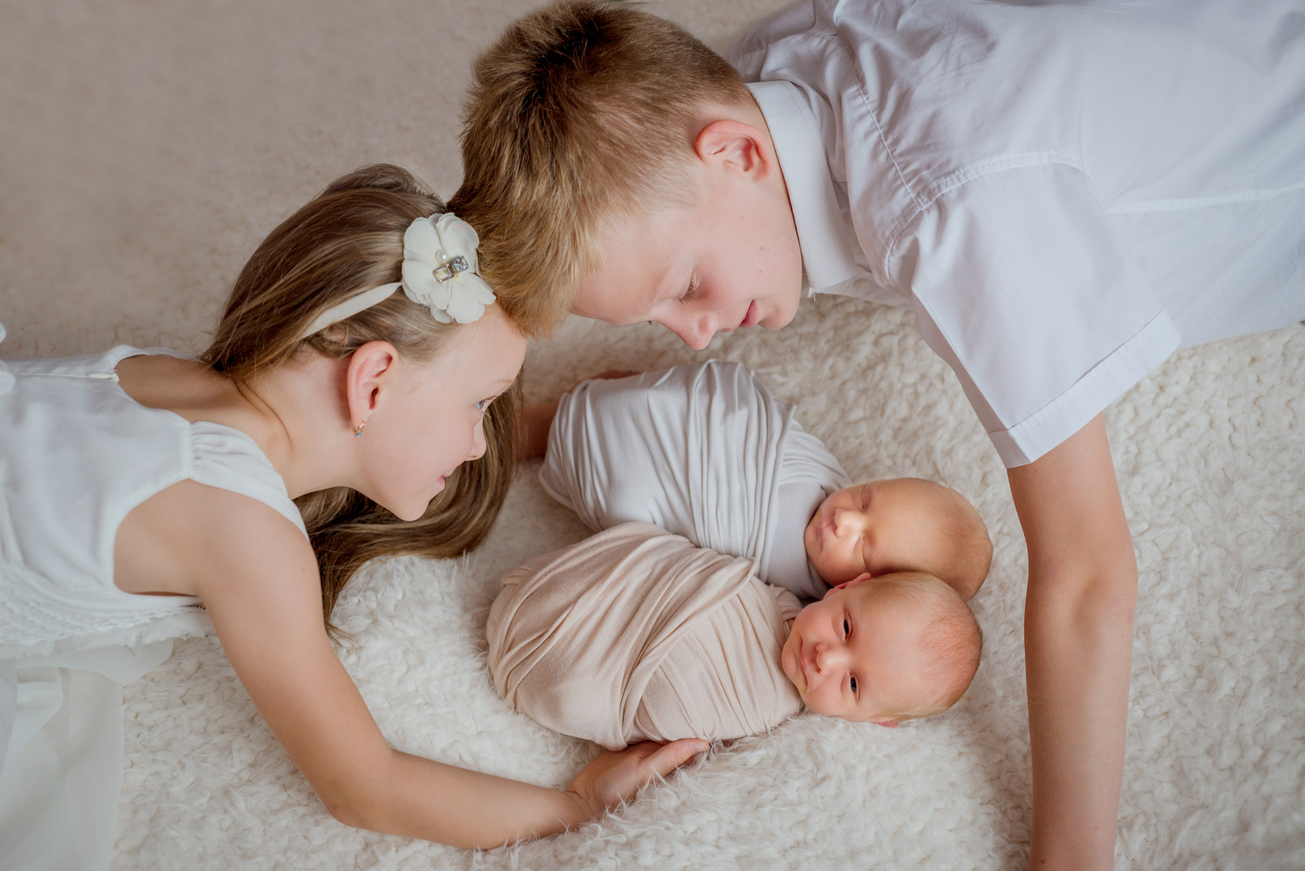 Близнецы Саша и Серёжа. Фотограф новорожденных Вера Мереуца Оренбург