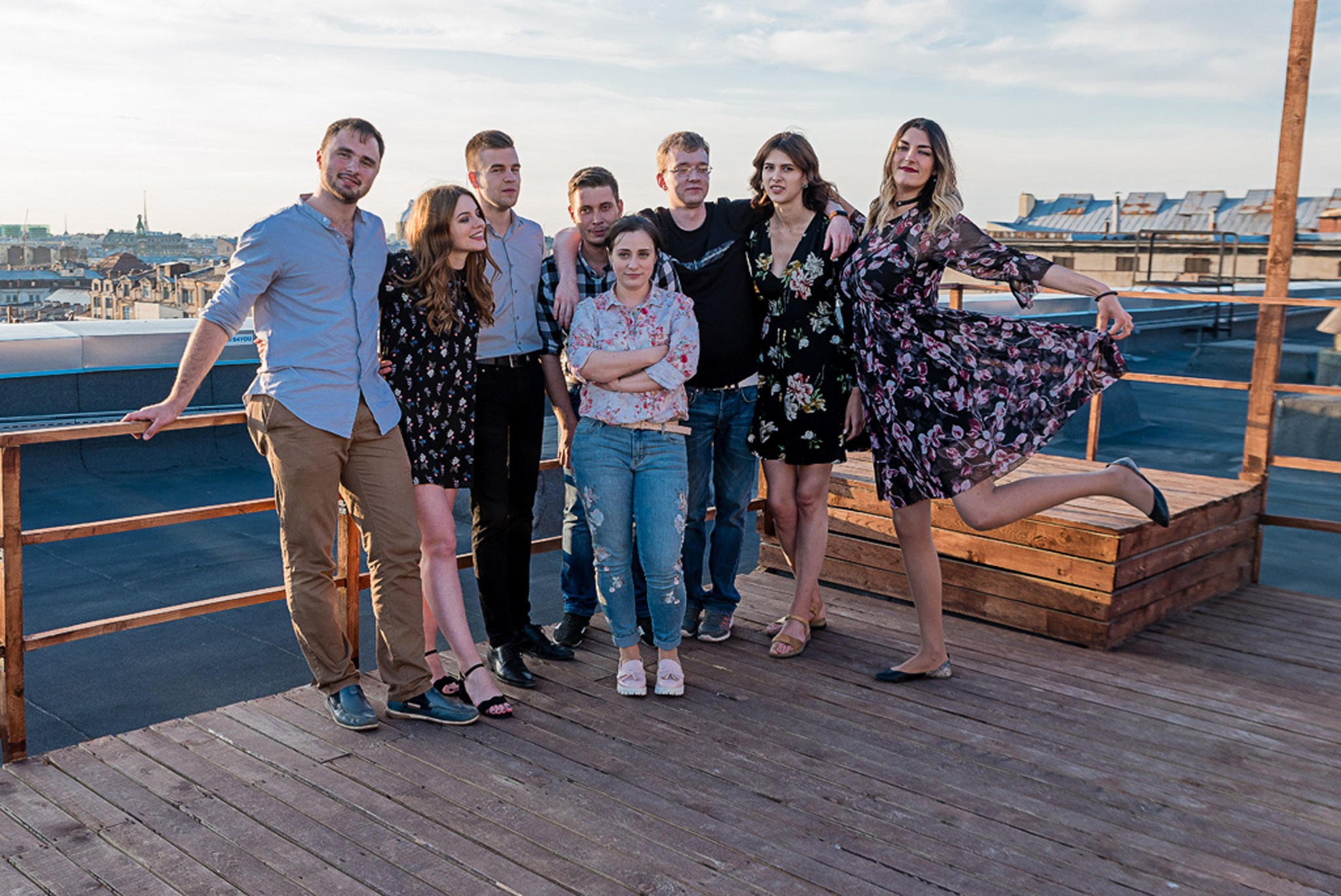 Вечеринка на крыше. Свадебный и семейный фотограф из Санкт-Петербурга Климов Анатолий