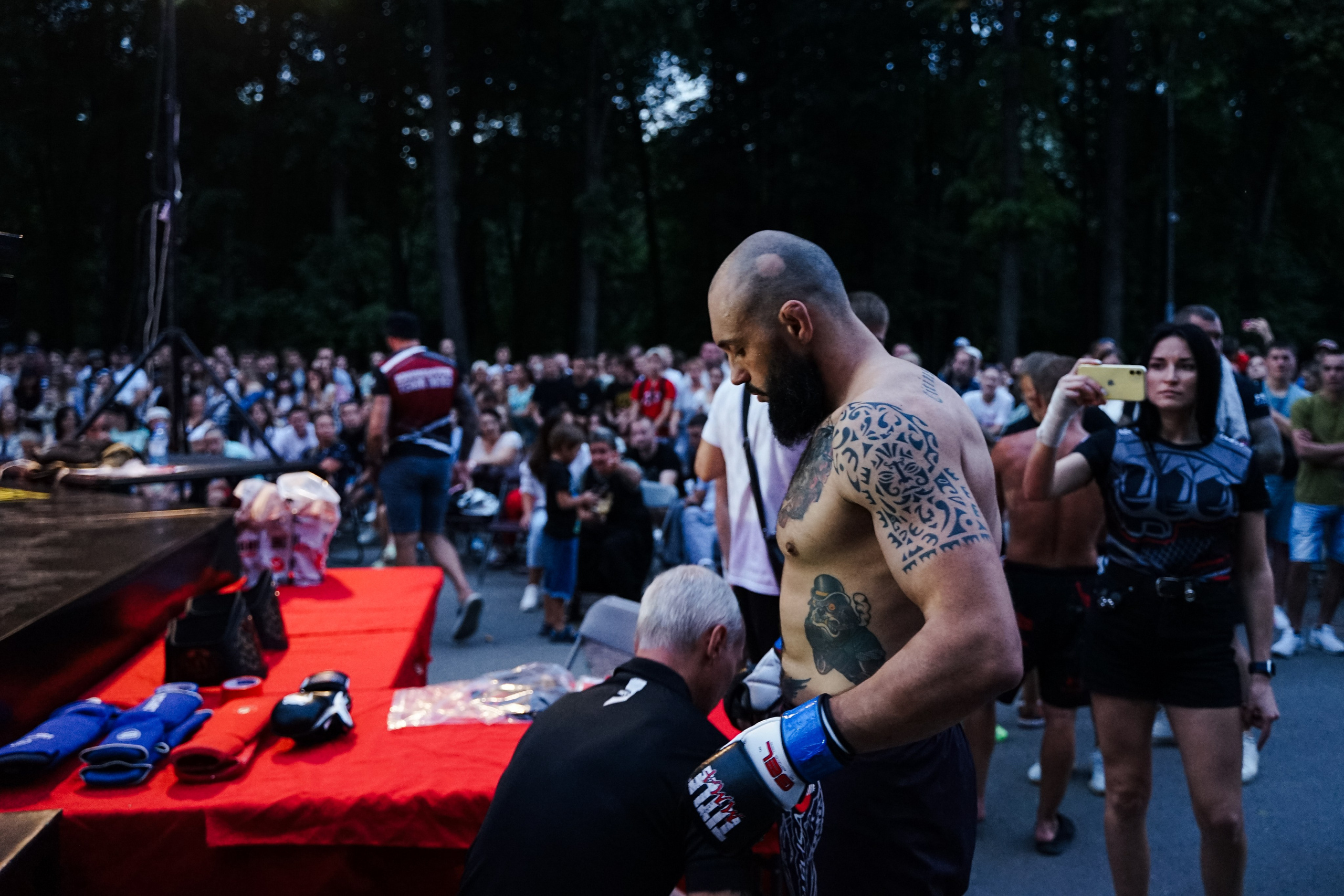 Вечер боев в ЦПКиО. Фотограф Надежда Погребняк | Рязань | Москва