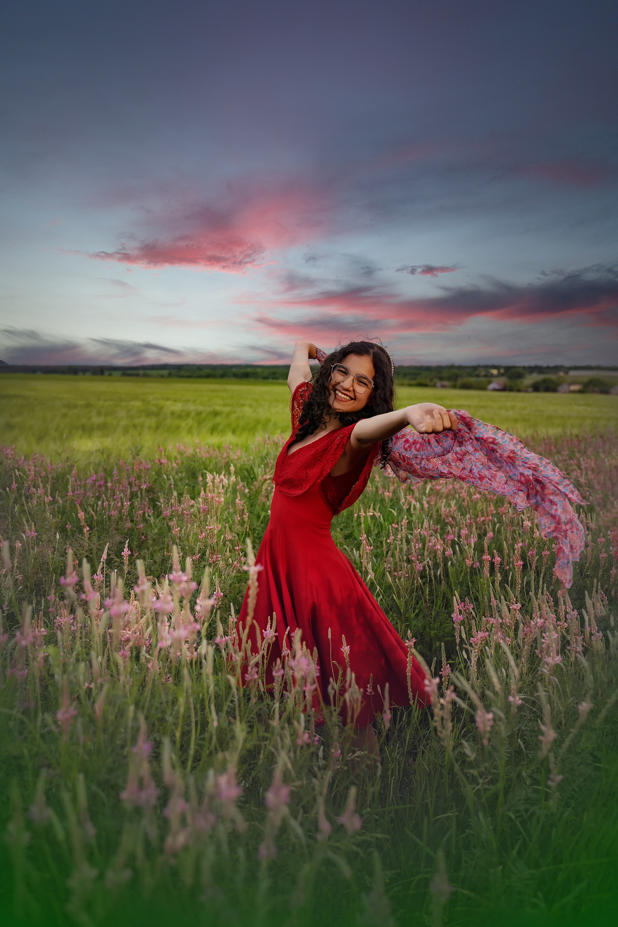 Смешанное цветение и зелень. Главная