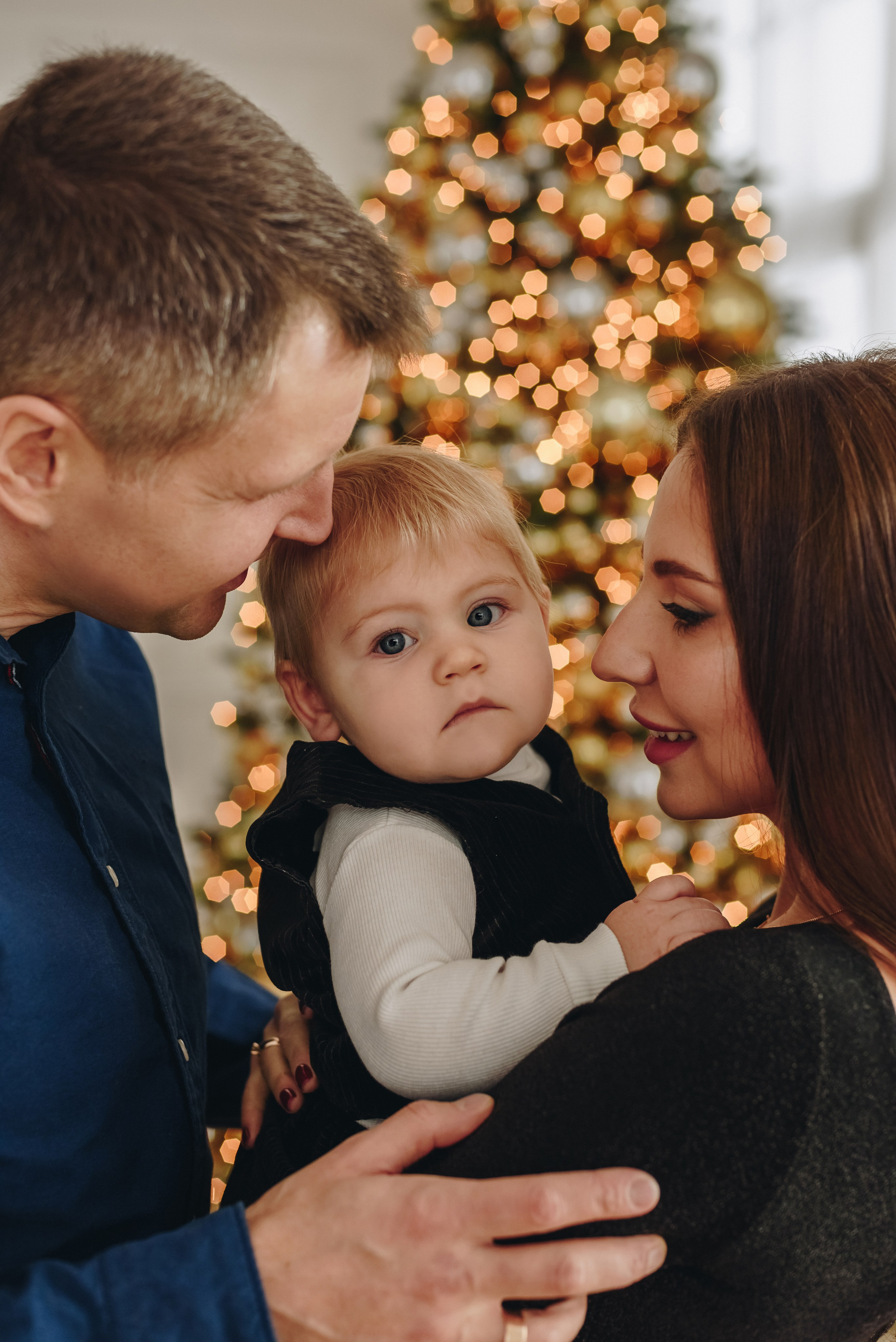Новогодняя фотосессия в фотостудии. Фотограф Юлия Кондратьева