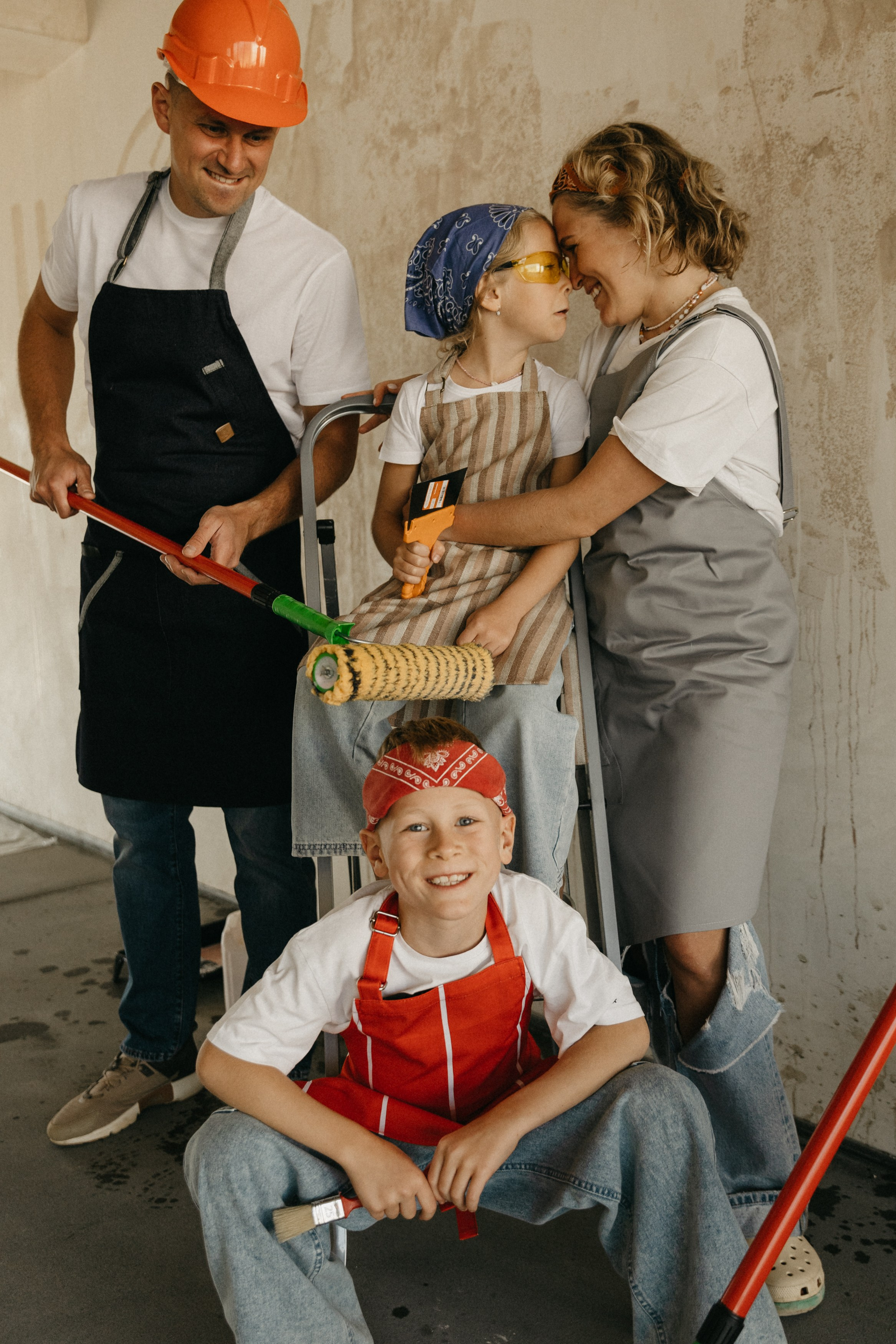 Федя, Лида, Леша, Катя. Главная