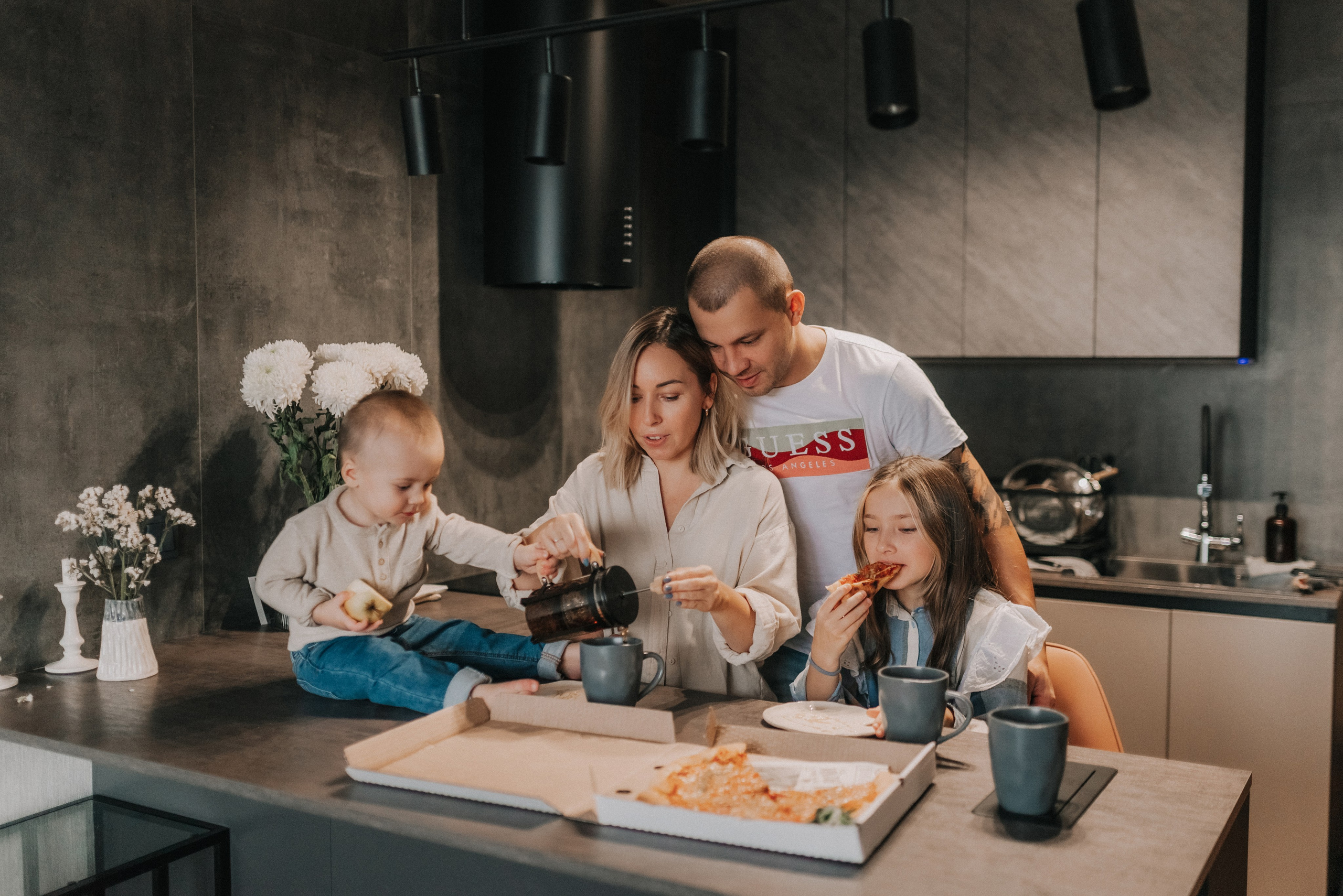 Настя, Рома, Катя и Лев. Семейный и детский фотограф Анастасия Иванова