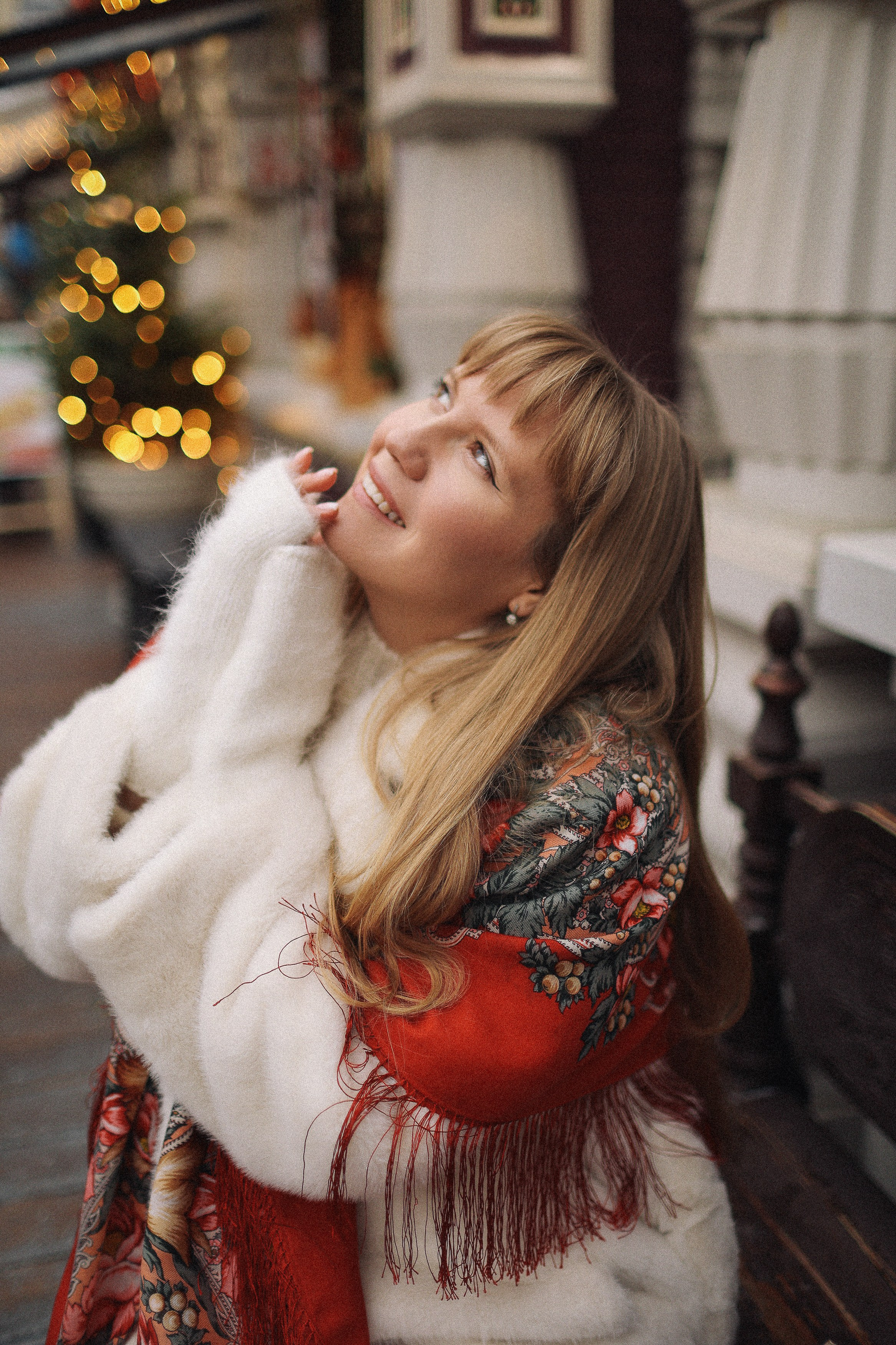 Новогодняя фотосессия на Гум Ярмарке. Фотограф Владимир Москва