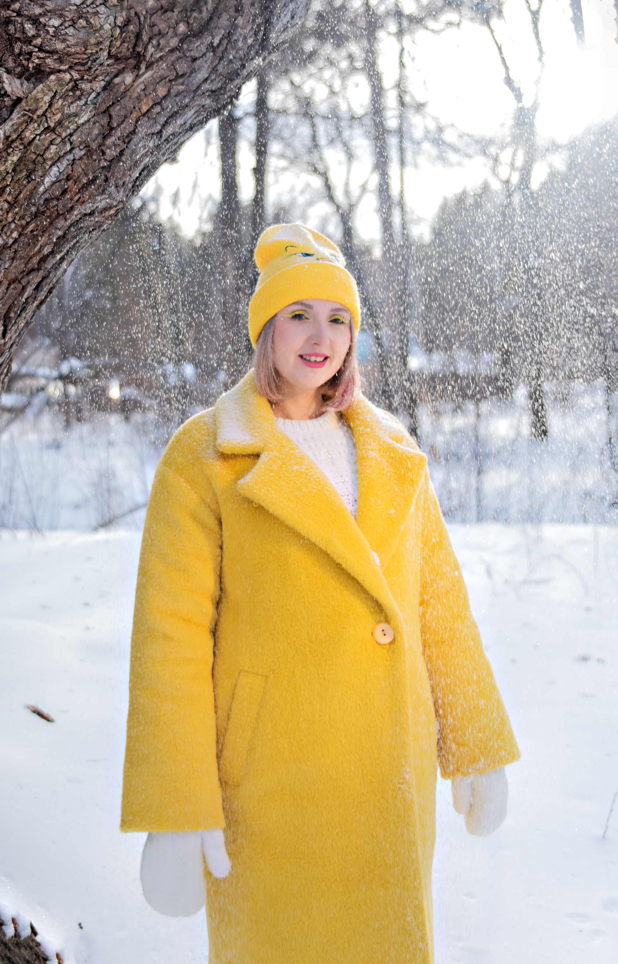 Индивидуальна и портретная фотосессия для Евгении, прогулка в зимнем лесу санатория Дальняя Дача. Семейный и портретный фотограф Кыштым Челябинск Марина Шигапова