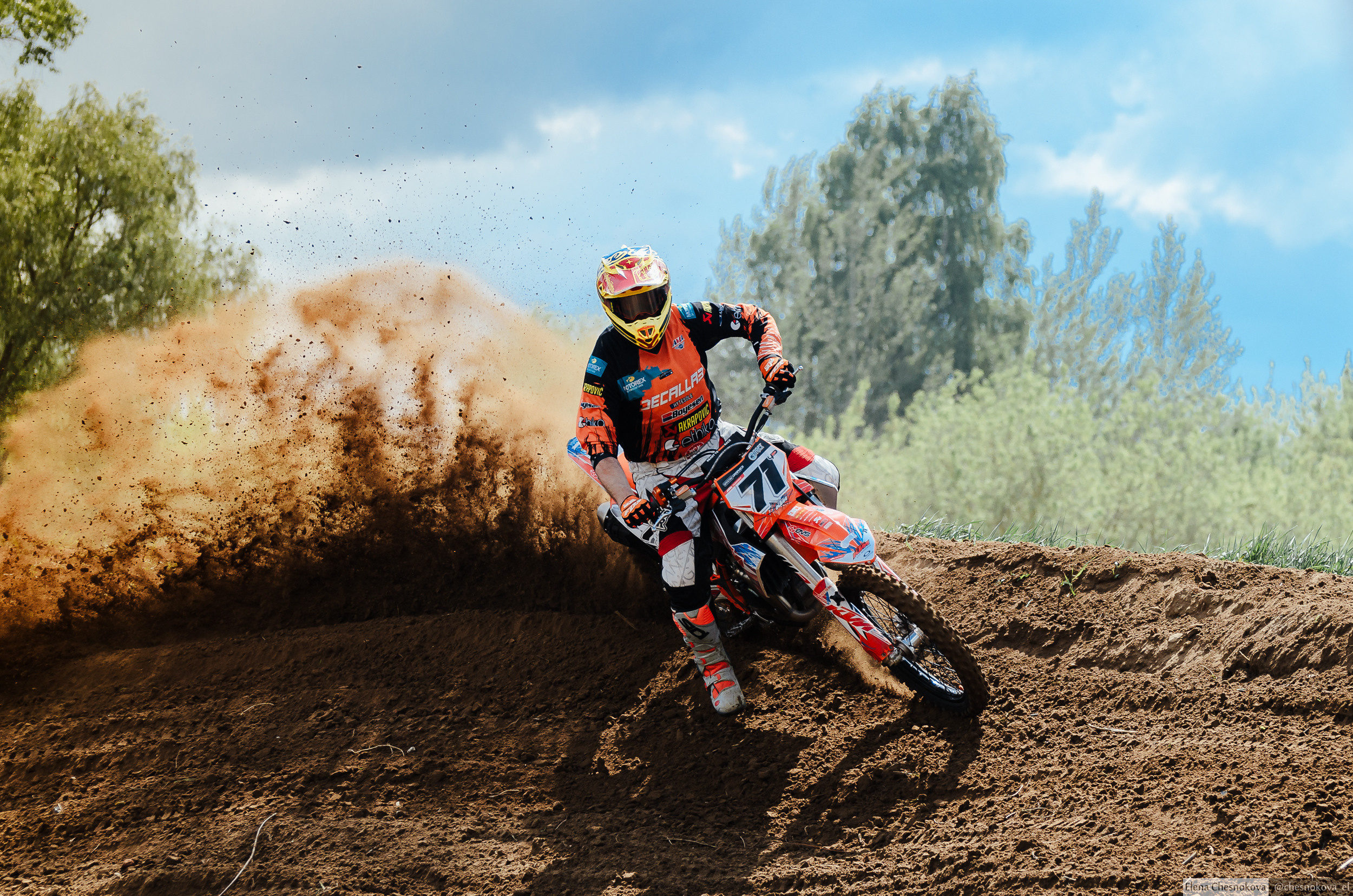 Мотокросс СТК «Весна-Владимир». Елена Чеснокова спортивный фотограф во Владимире и Белграде