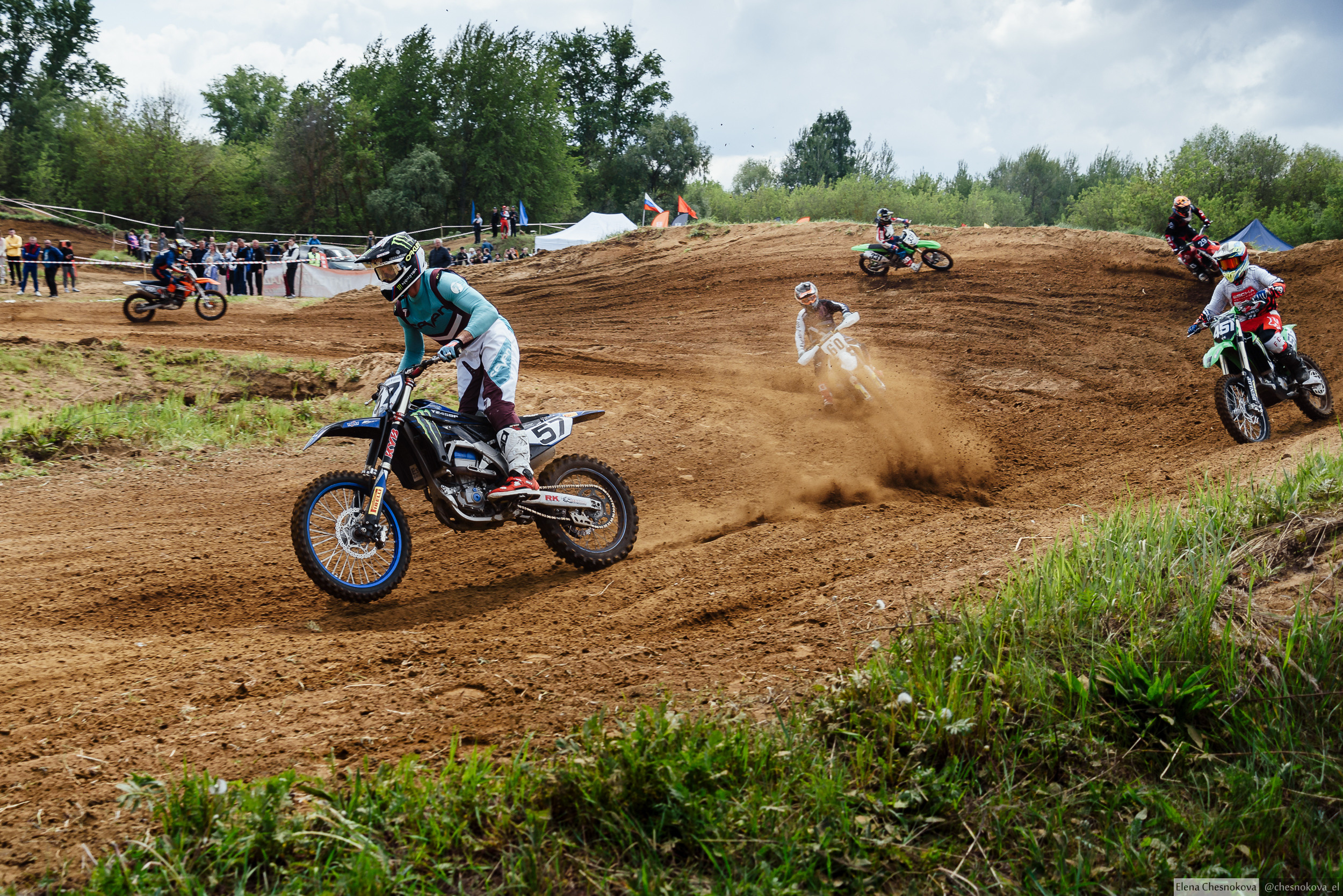 Мотокросс СТК «Весна-Владимир». Елена Чеснокова спортивный фотограф во Владимире и Белграде